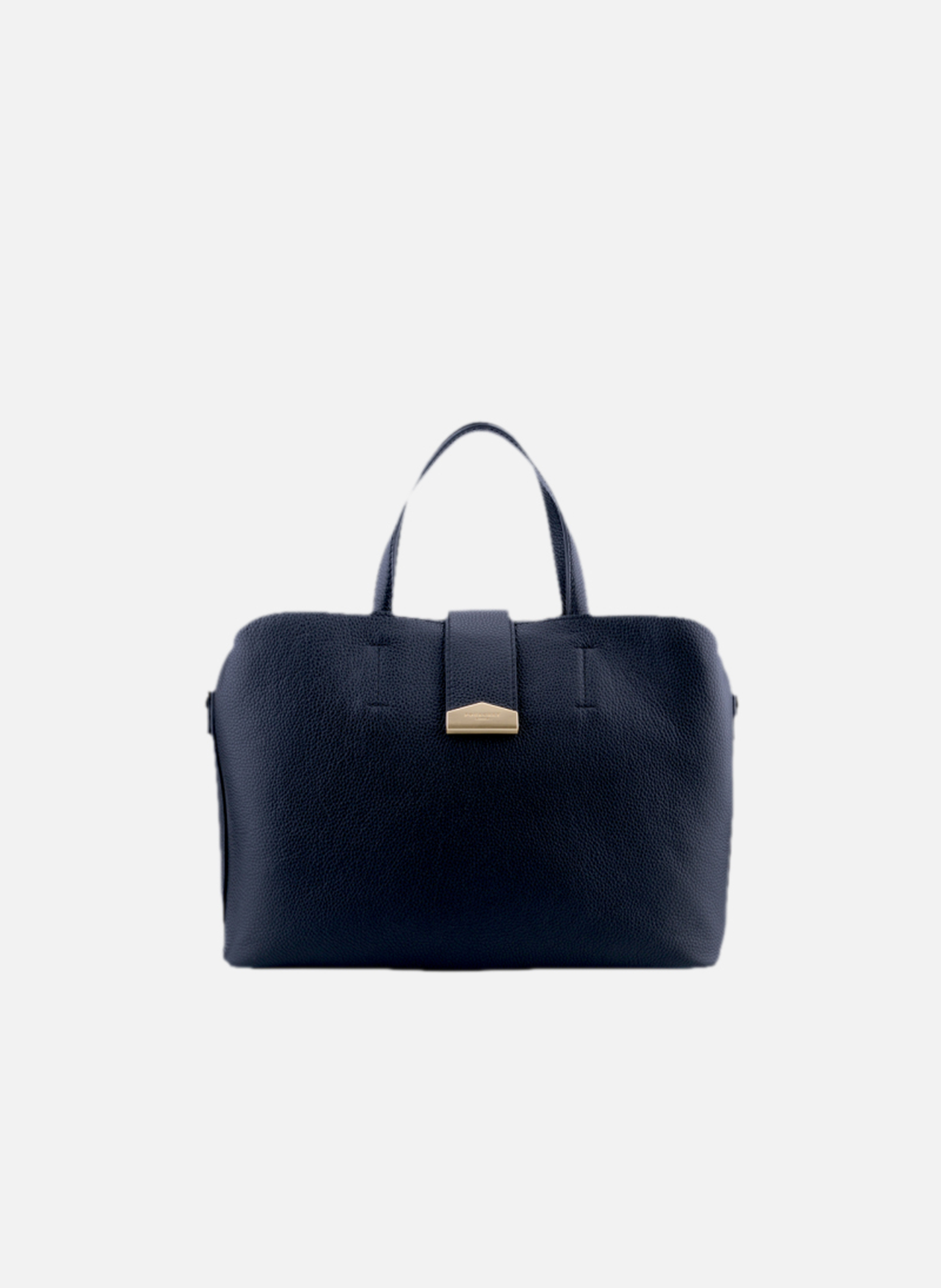 Cavalcade | sac à main mm en cuir de vachette POURCHET Bleu