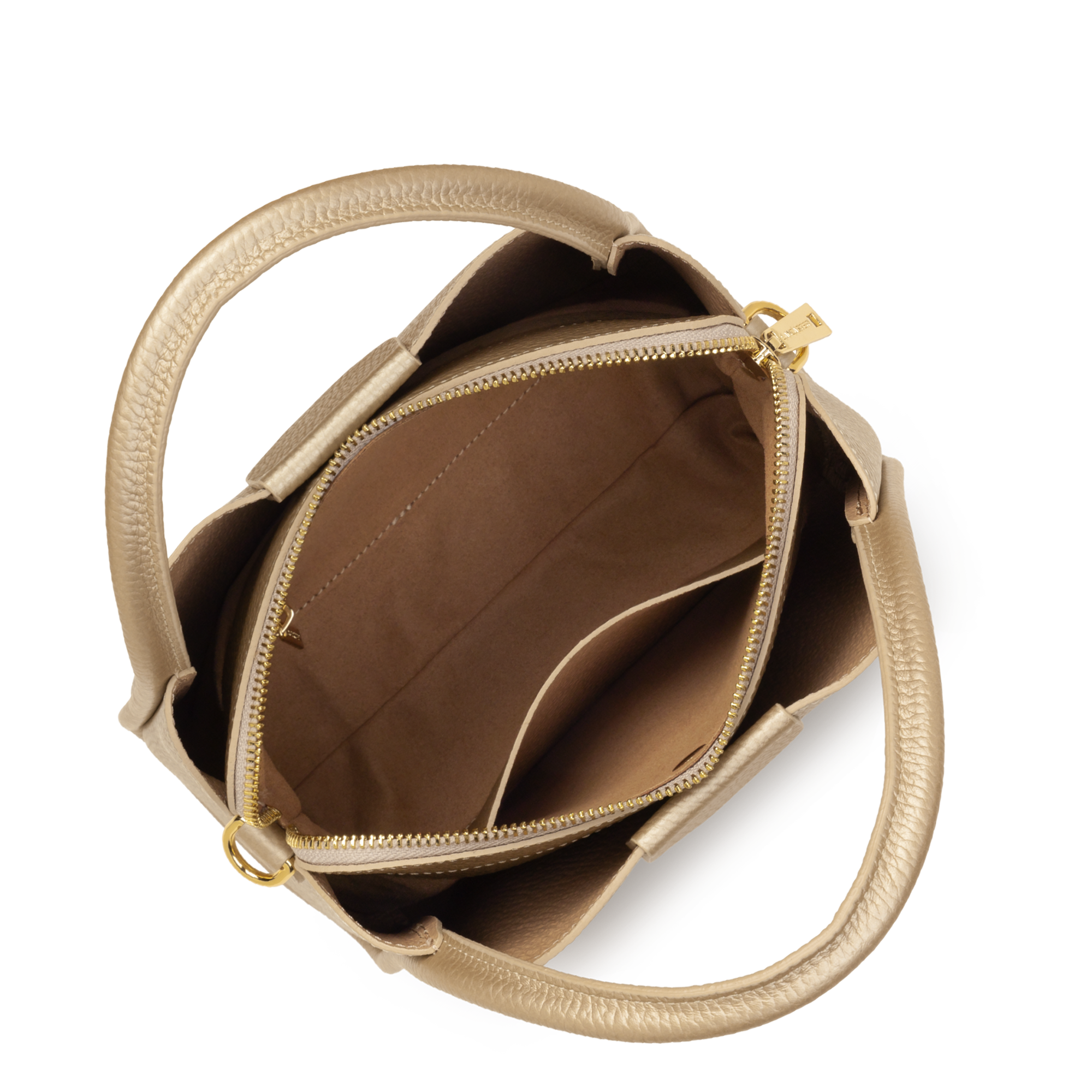 Petit sac à main - ida double LANCASTER Doré
