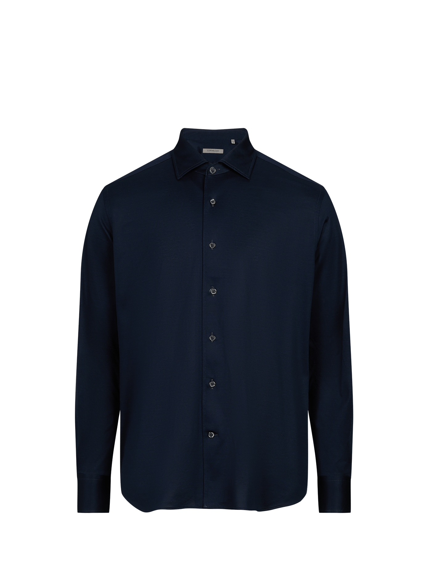 Slim-fit cotton shirt CORNELIANI Blue