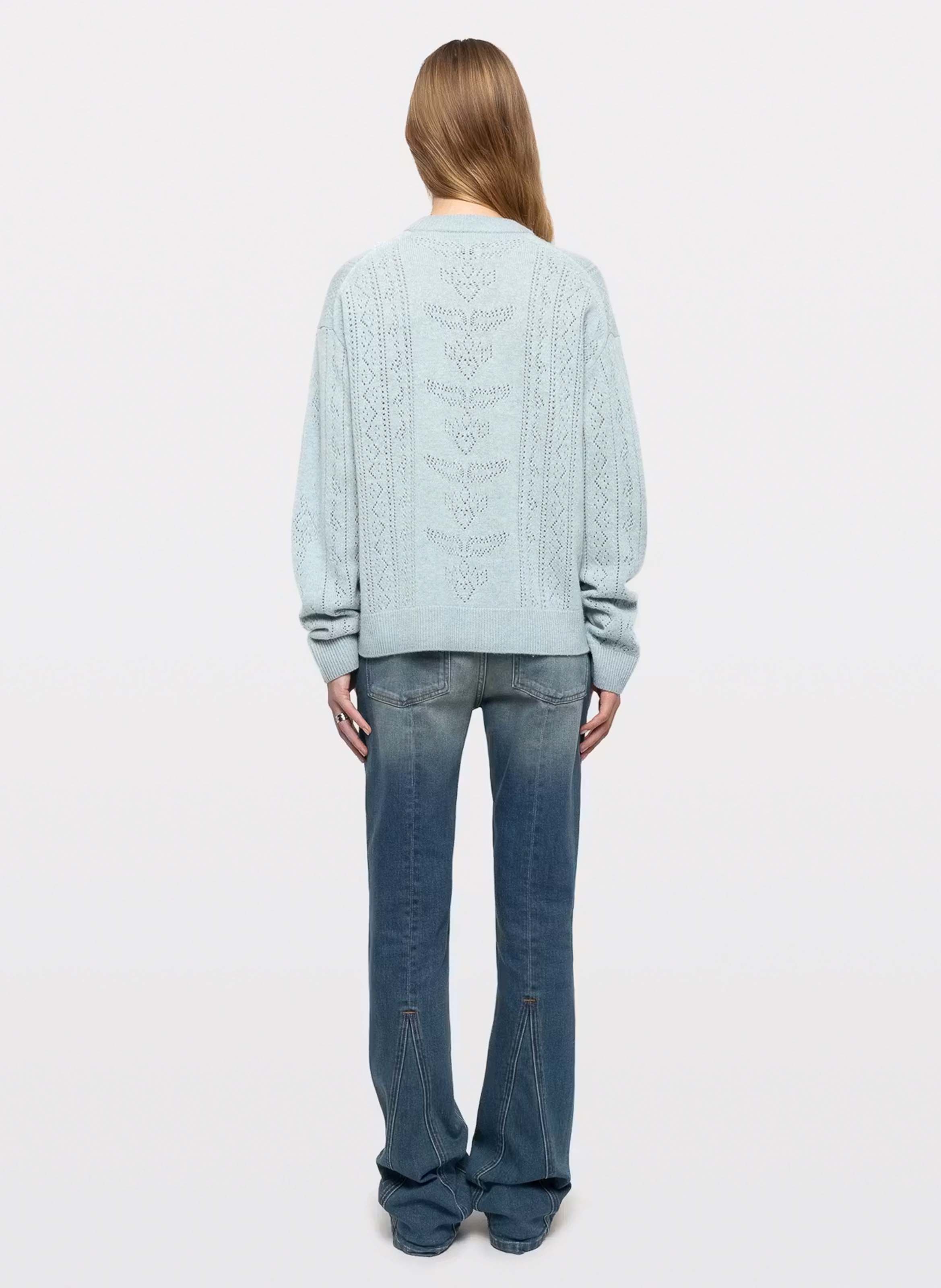 Pull oversize en laine et cachemire markuz ZADIG&VOLTAIRE Bleu