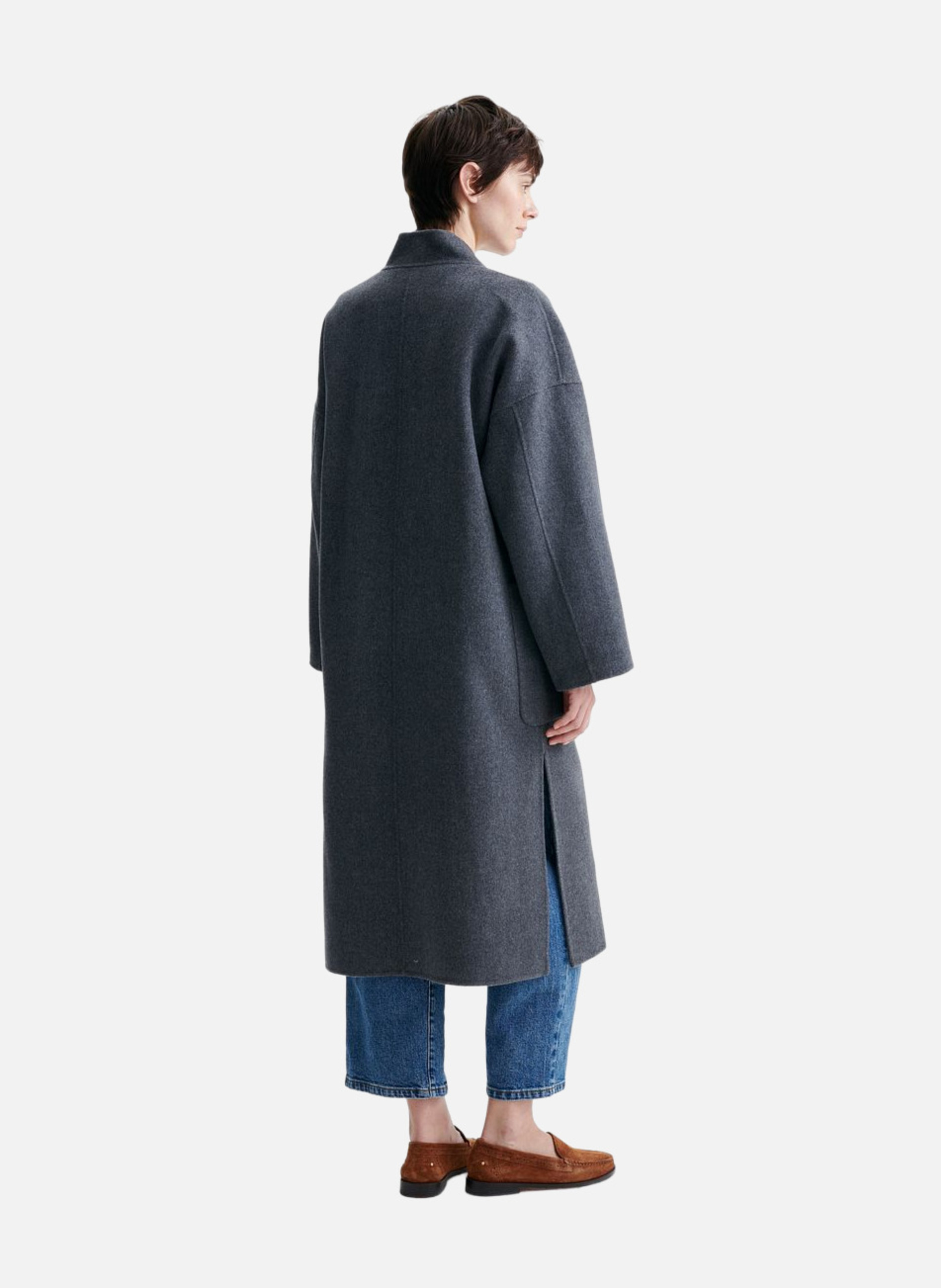 Manteau long bachir VANESSA BRUNO Gris