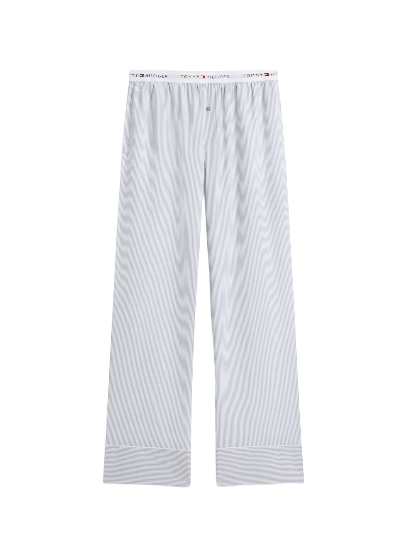 Wide-leg elasticated striped trousers TOMMY HILFIGER Grey