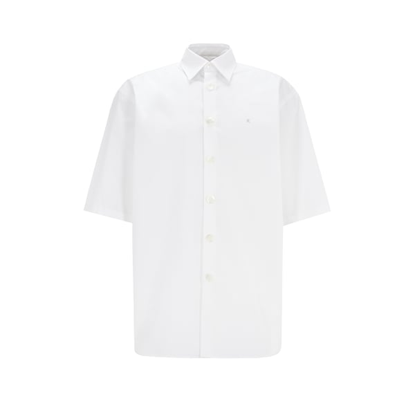 Chemise manches courtes en popeline de coton