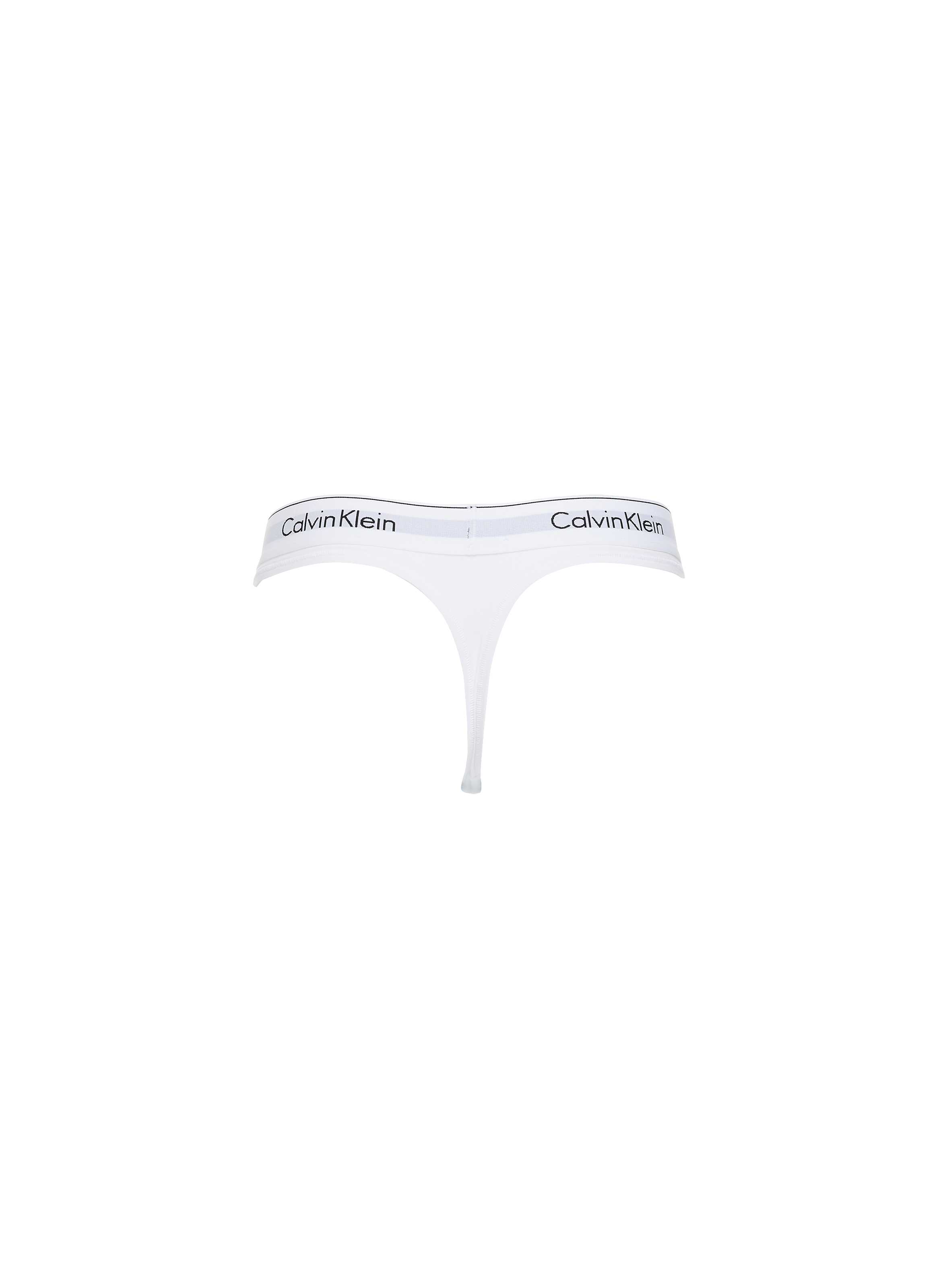 String en coton extensible CALVIN KLEIN Blanc