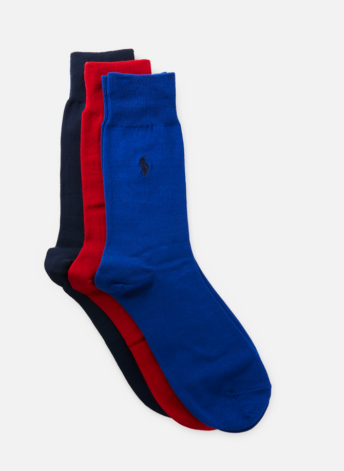 Set of 3 pairs of knee-high socks POLO RALPH LAUREN