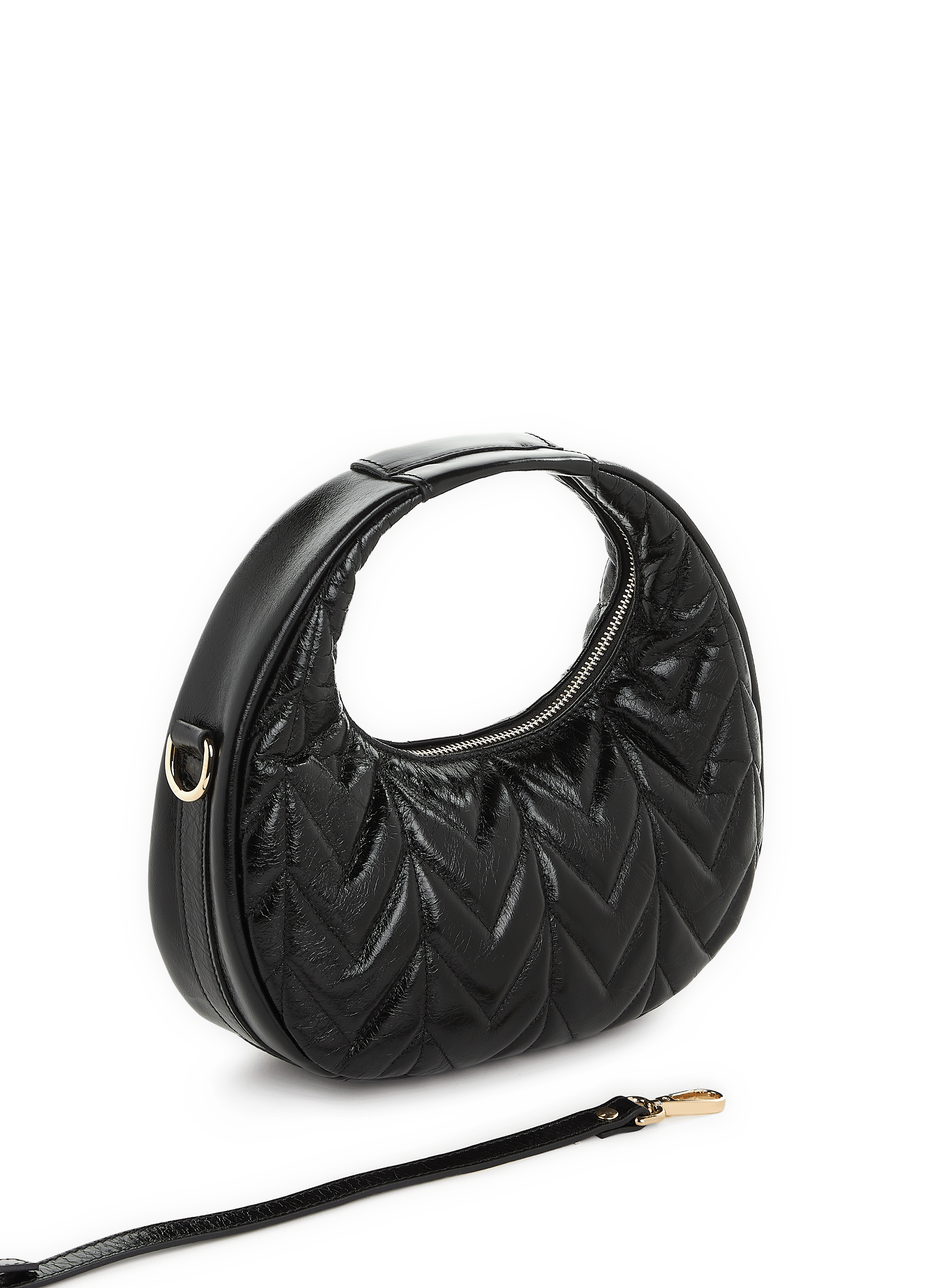 Elisabeth leather handbag SAISON 1865 Black