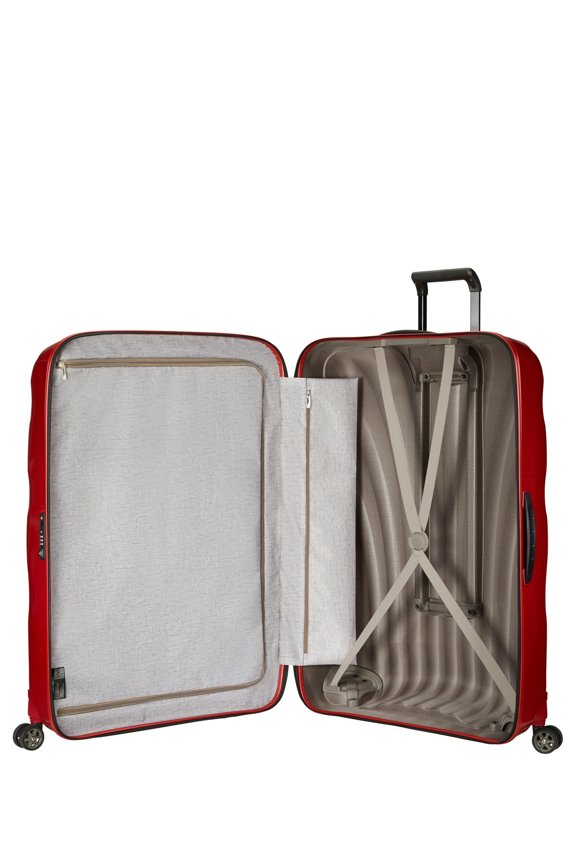 C-lite valise 4 roues taille xl SAMSONITE Rouge
