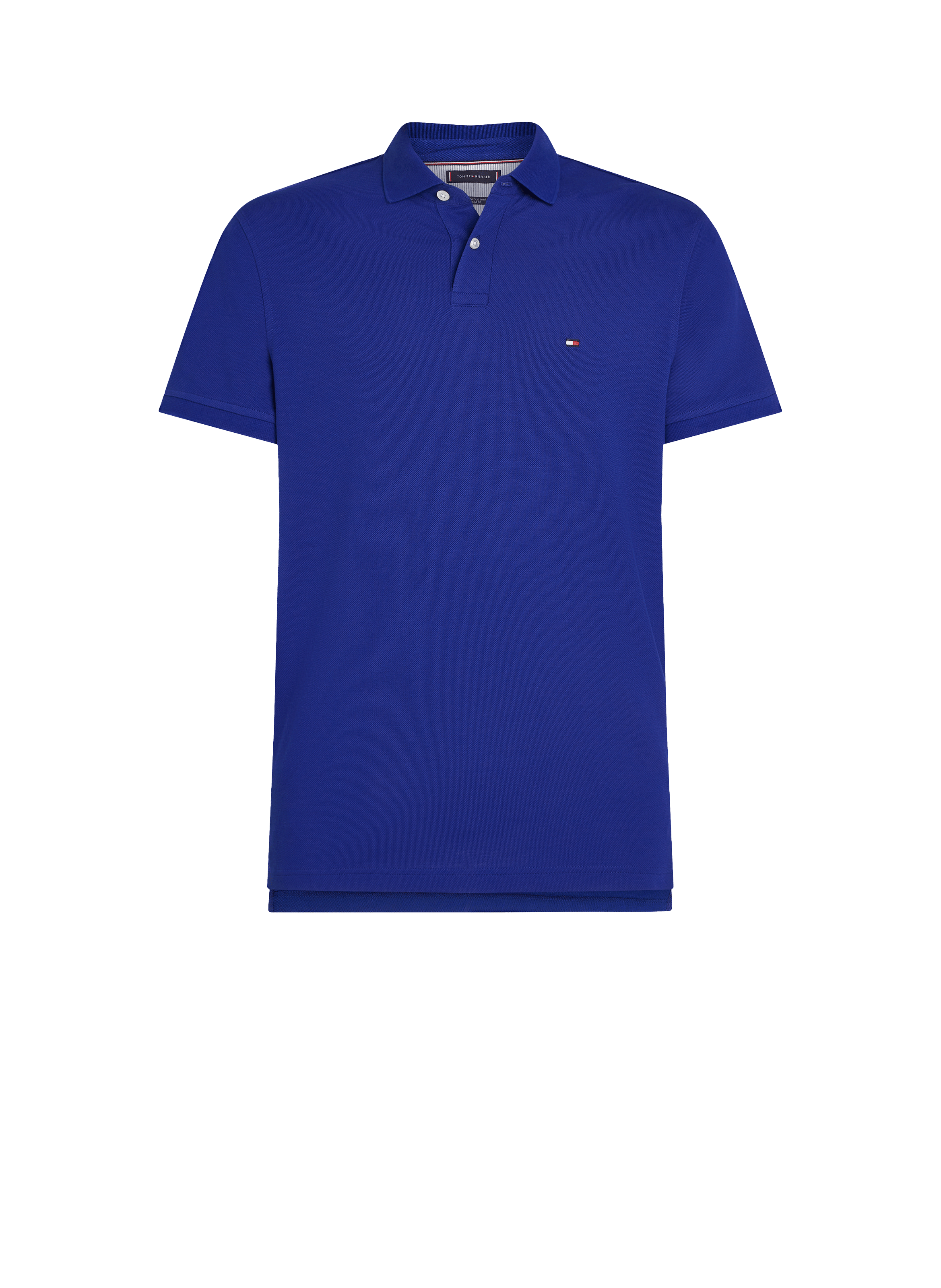 Organic cotton piqué polo shirt TOMMY HILFIGER Blue
