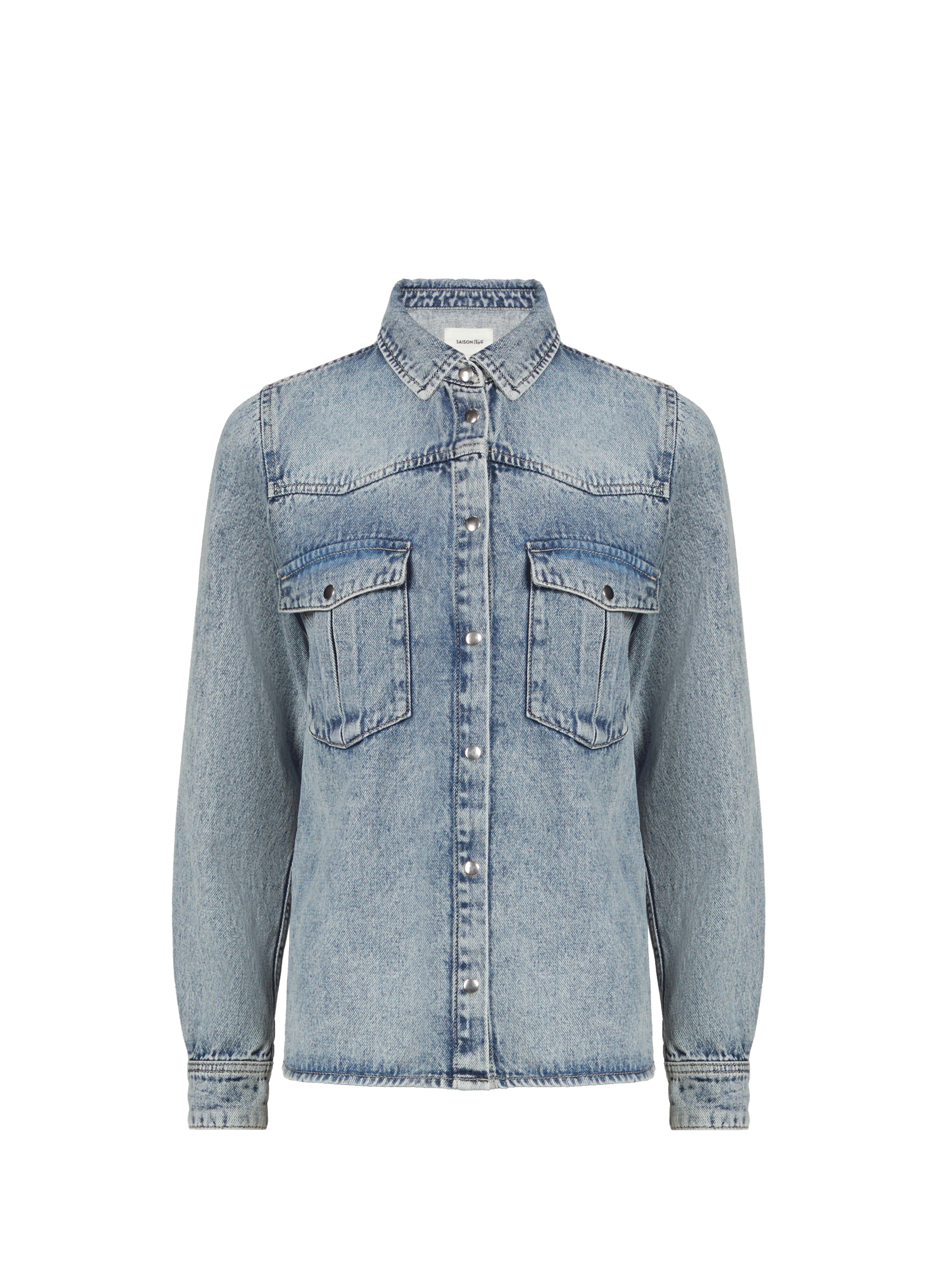 Chemise en coton VUDY SAISON 1865 Bleu