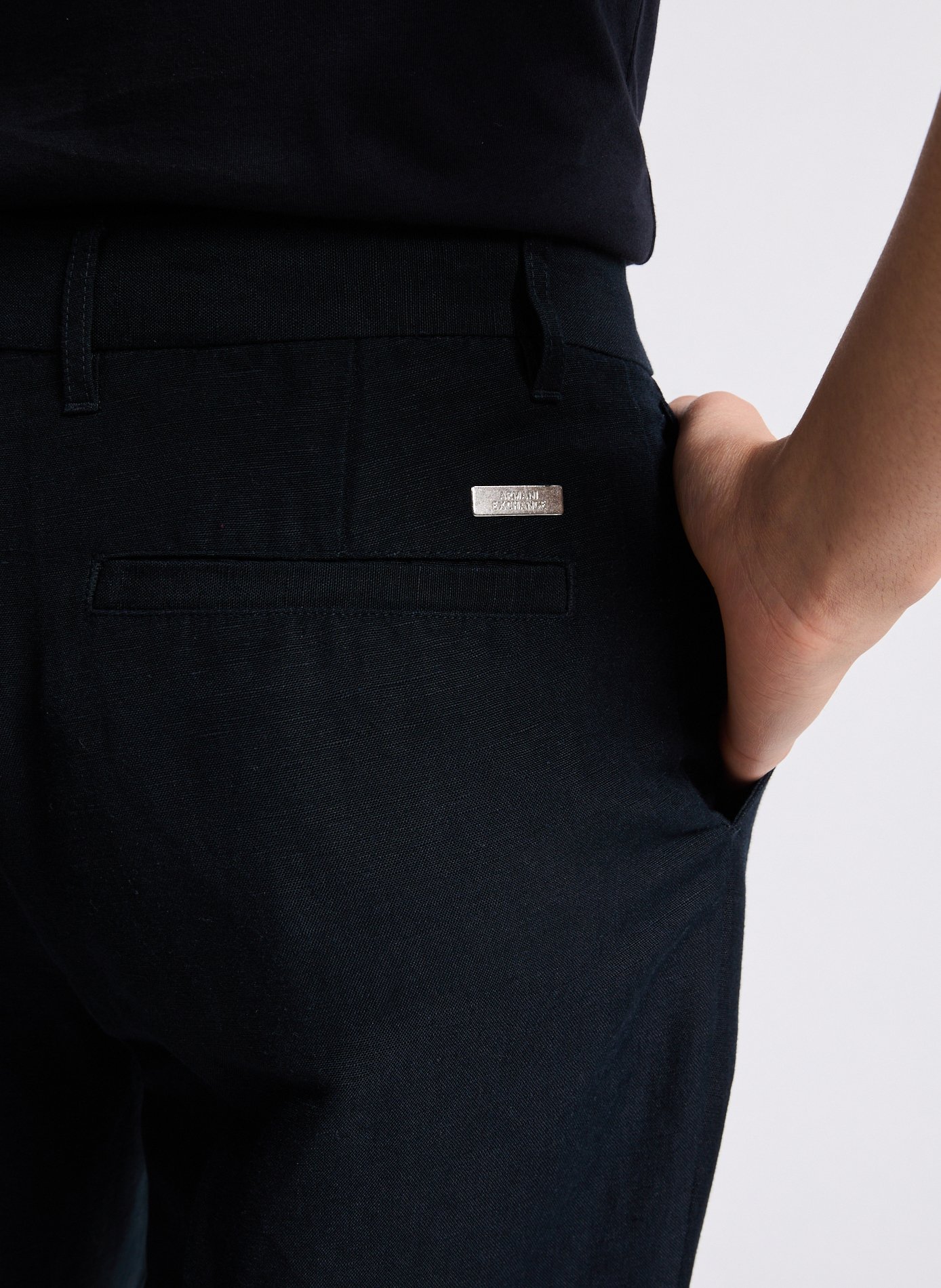Night blue trousers - The Air Uniform ARMANI EXCHANGE Black