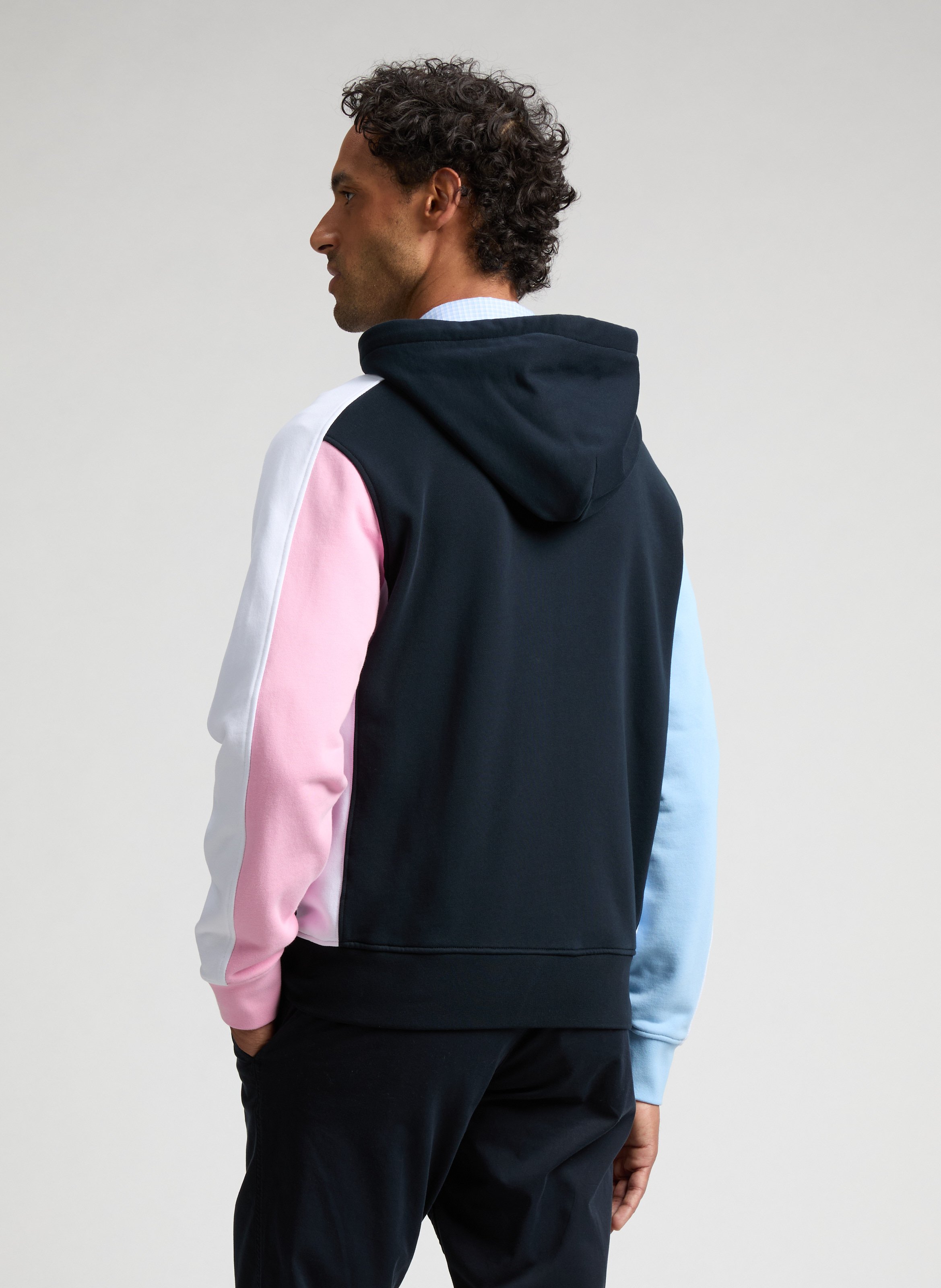 Hoodie en coton EDEN PARK Bleu