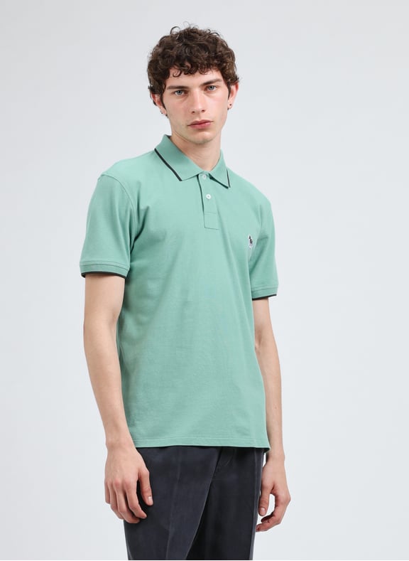 Cotton polo shirt Green by PAUL SMITH PAUL SMITH Cotton polo shirt Green