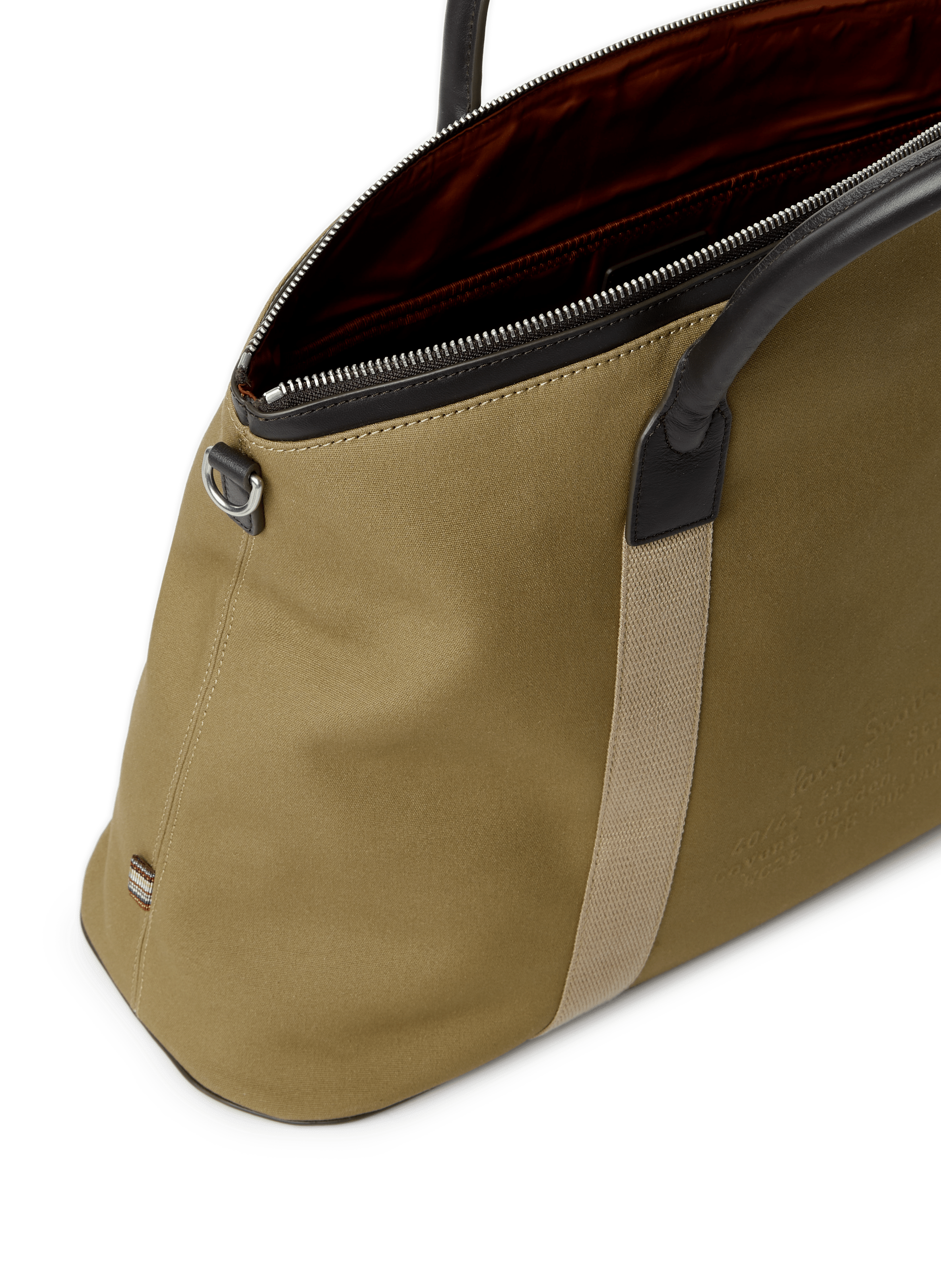 Sac de week-end en coton  PAUL SMITH Marron