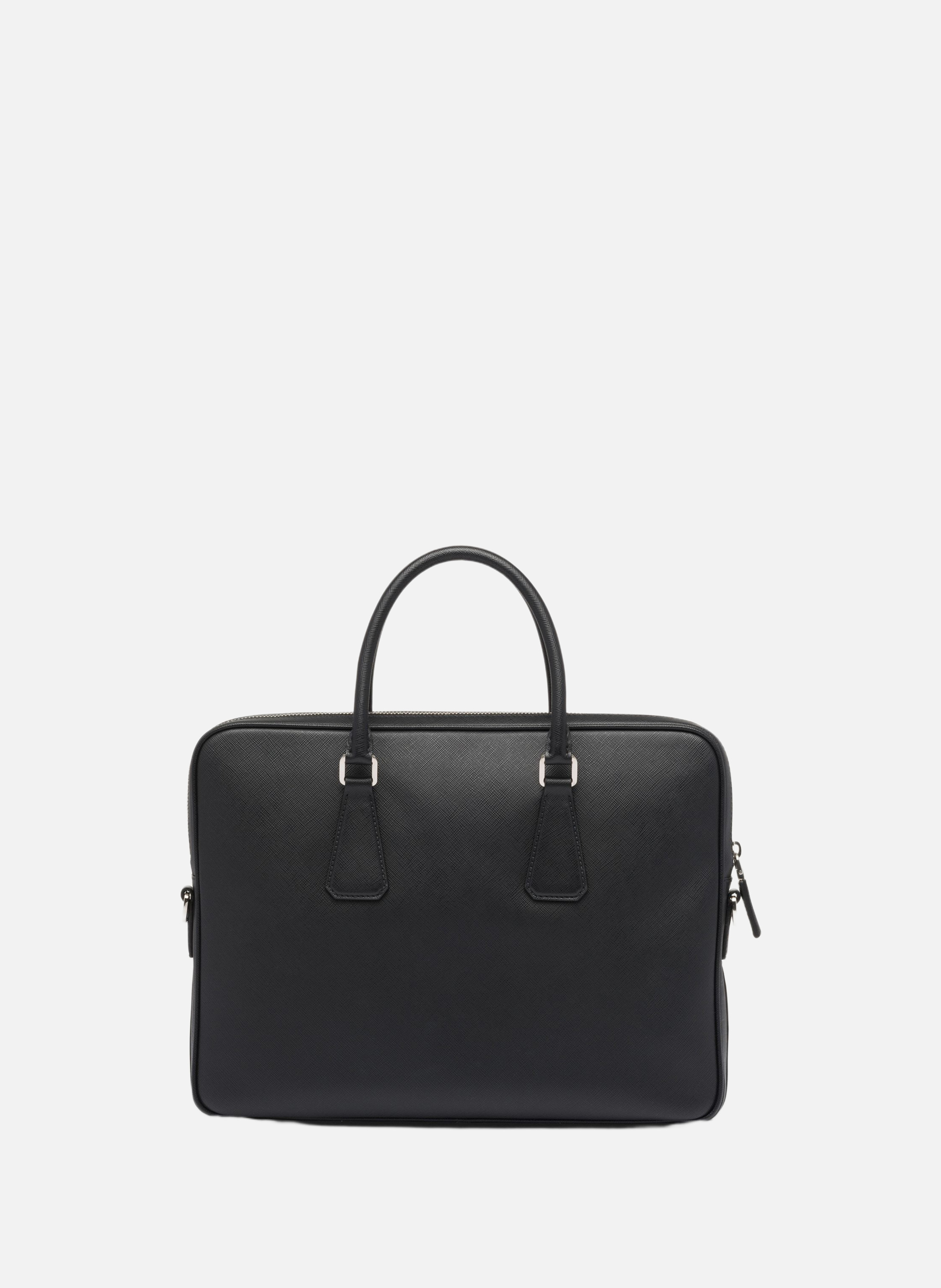 Briefcase en cuir PRADA Noir