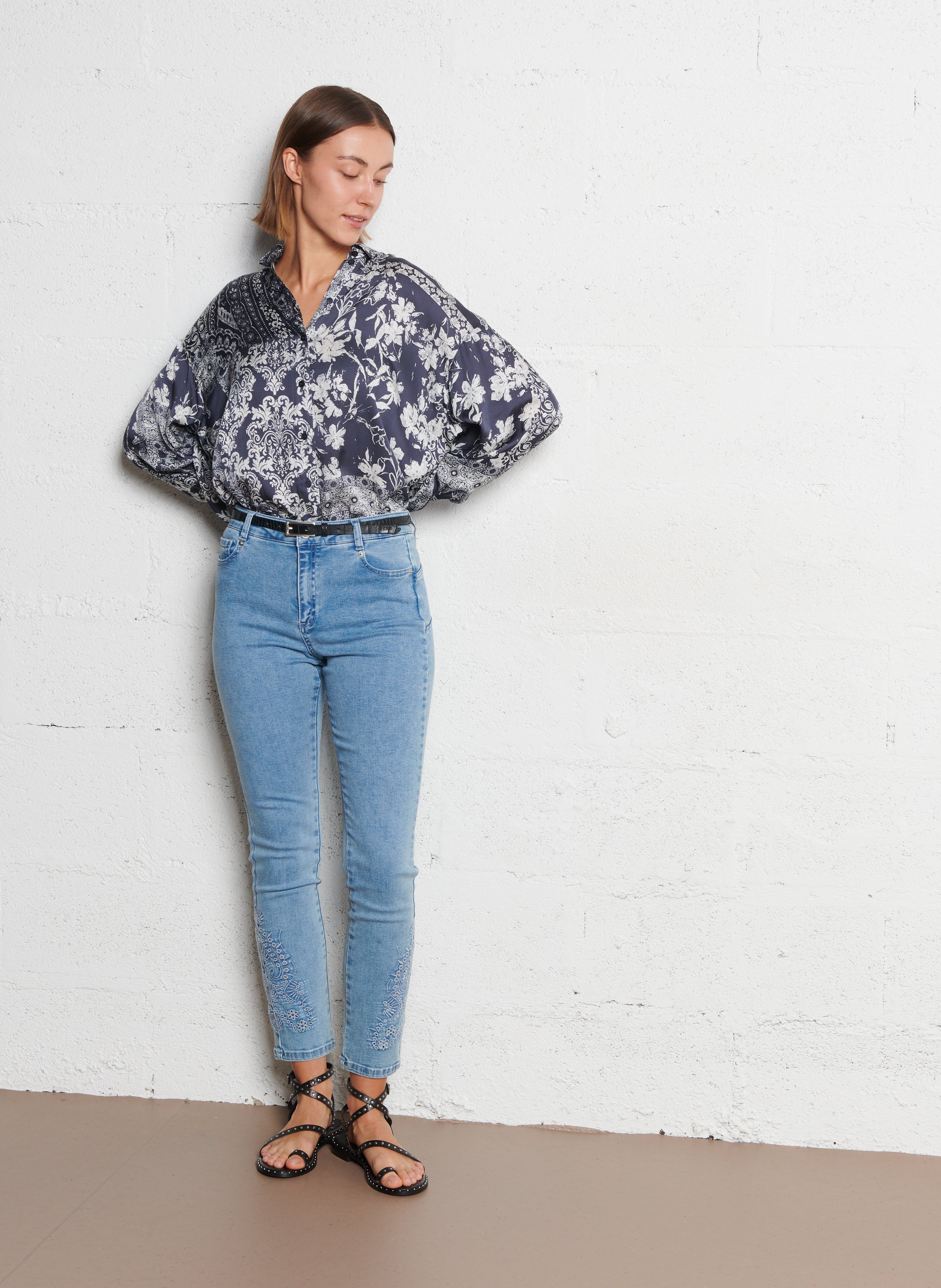 Chemise col classique IKKS Bleu