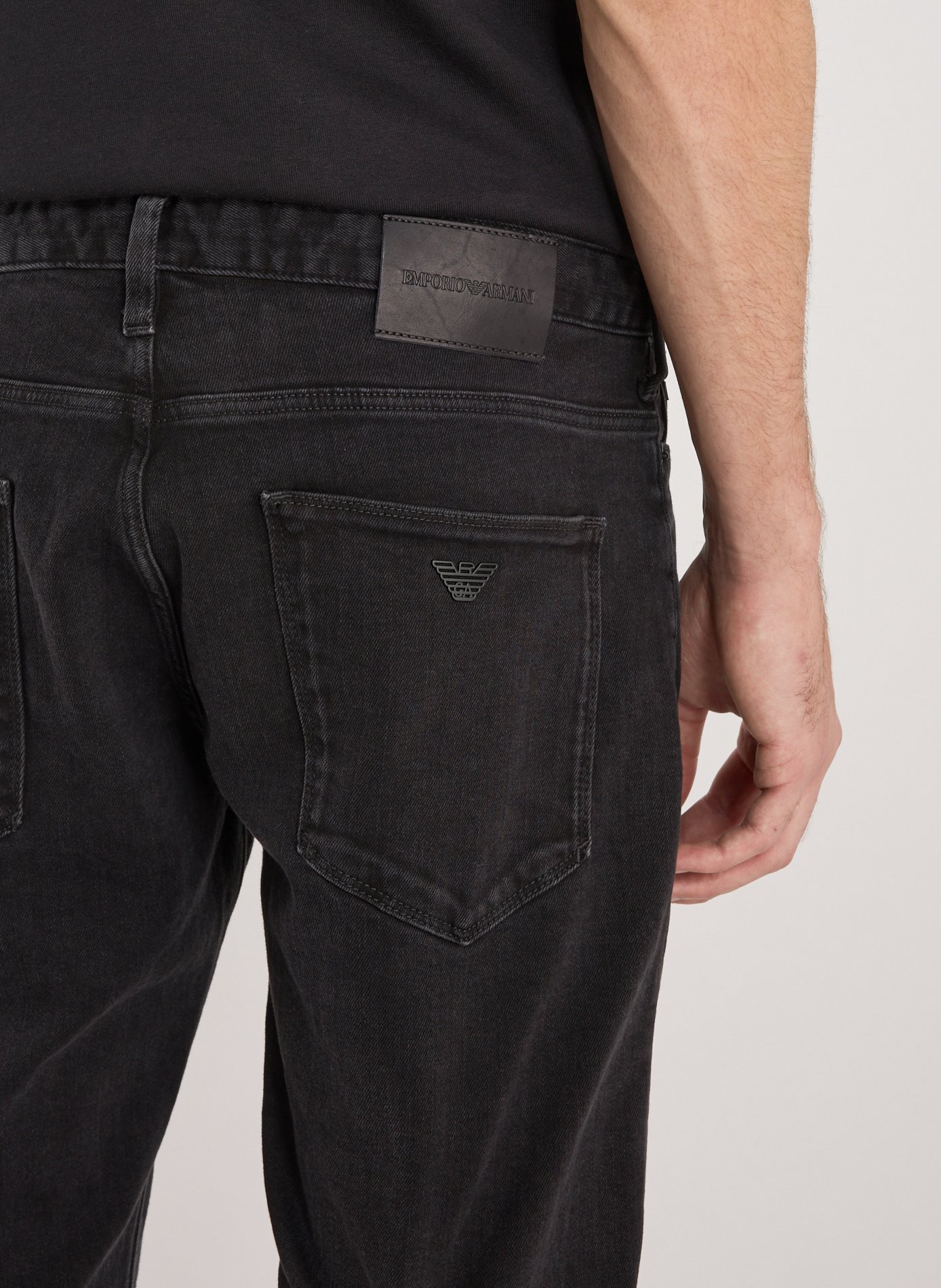 Slim fit jeans EMPORIO ARMANI Black