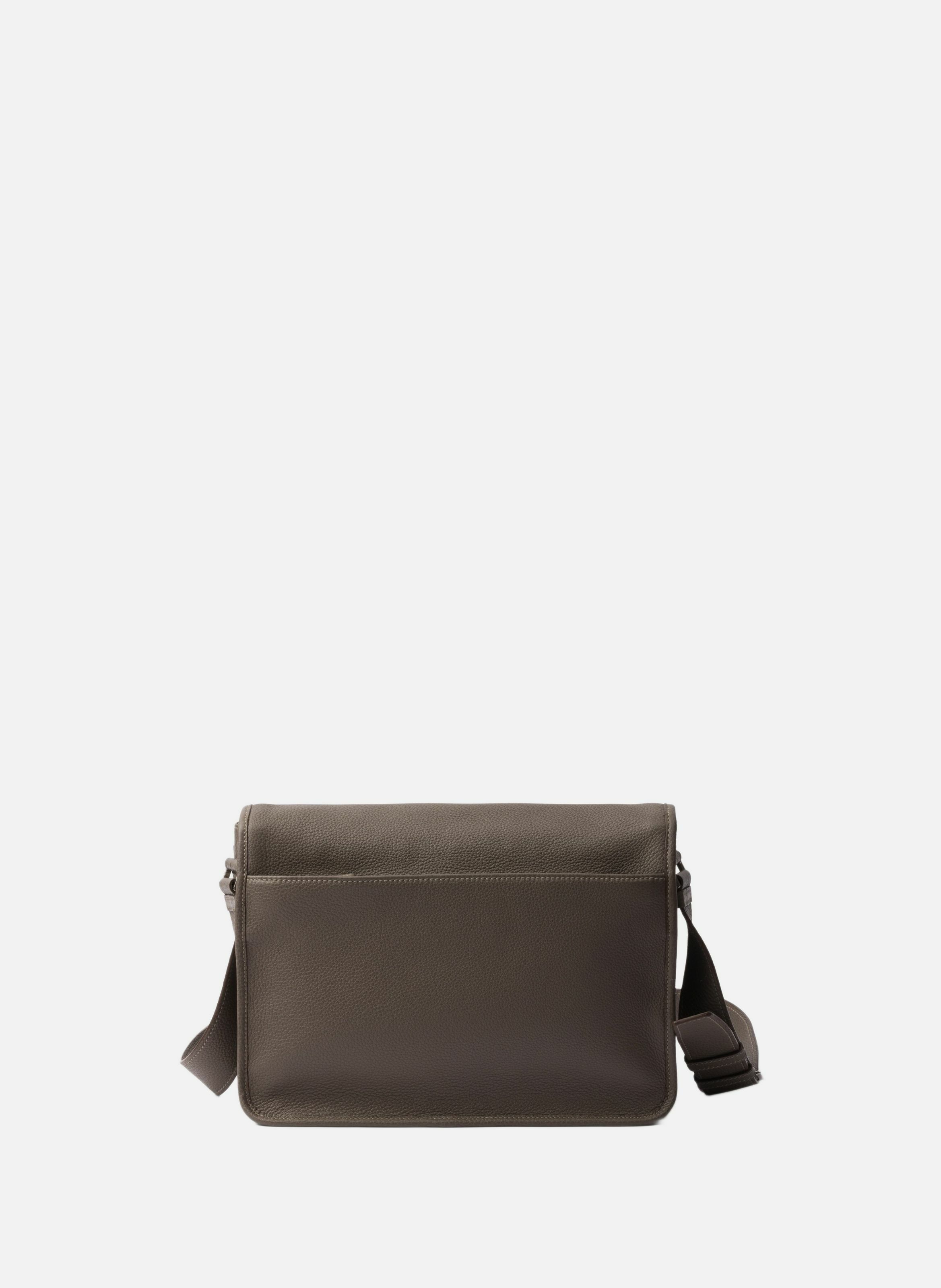 Sac à bandoulière en cuir Gris