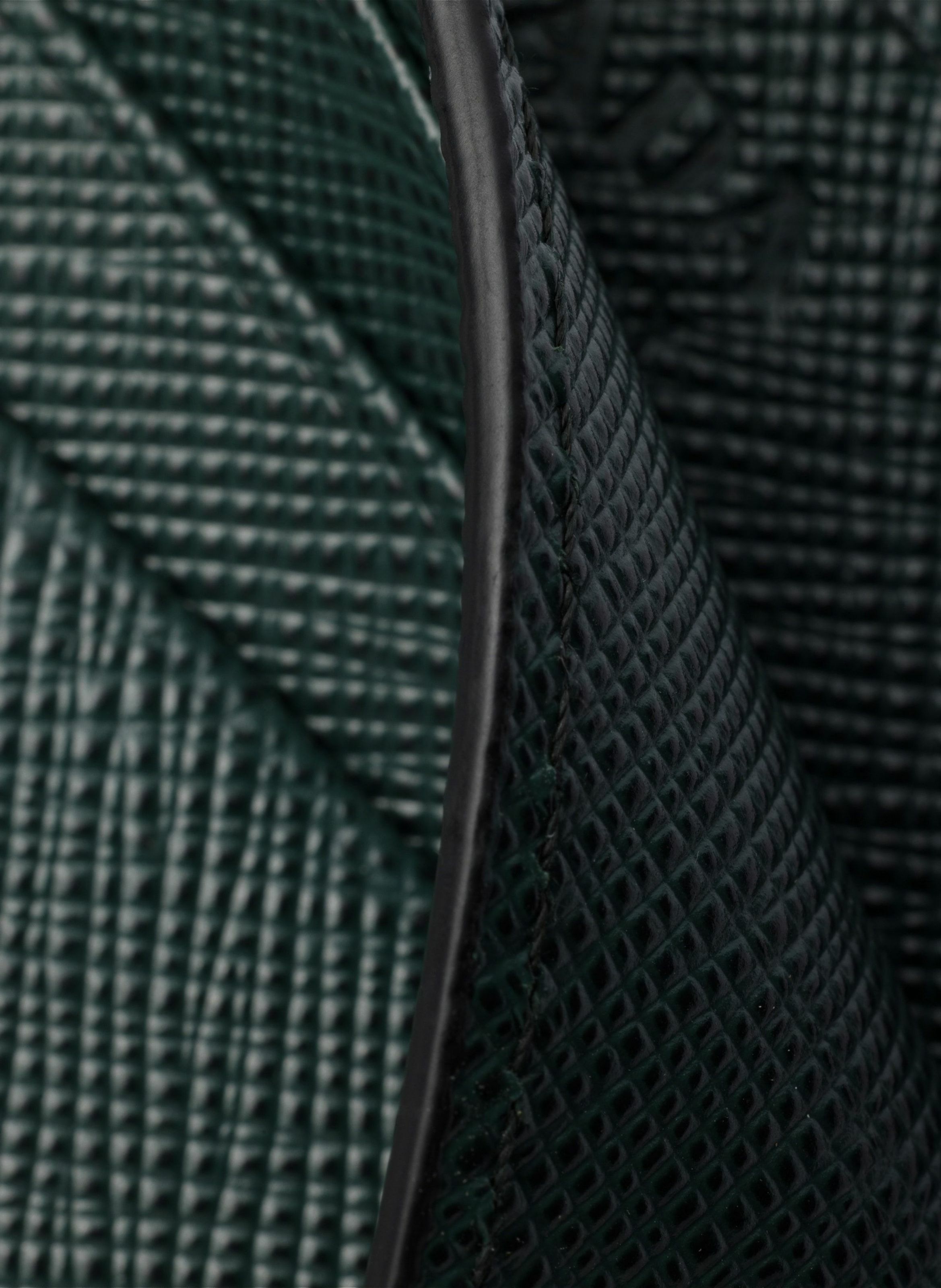 Porte-cartes en cuir PRADA Vert