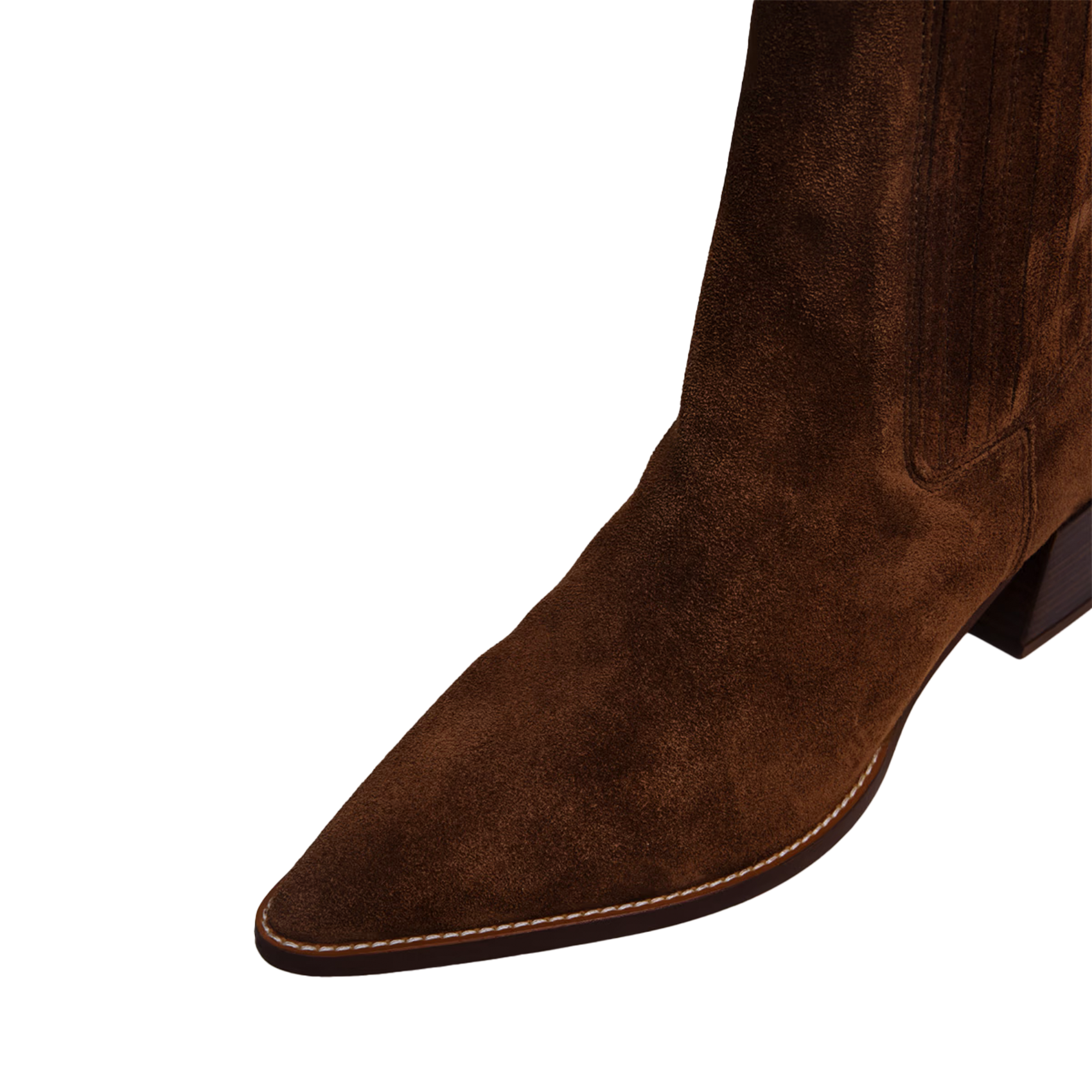 Bottines en cuir velours prado JONAK Marron