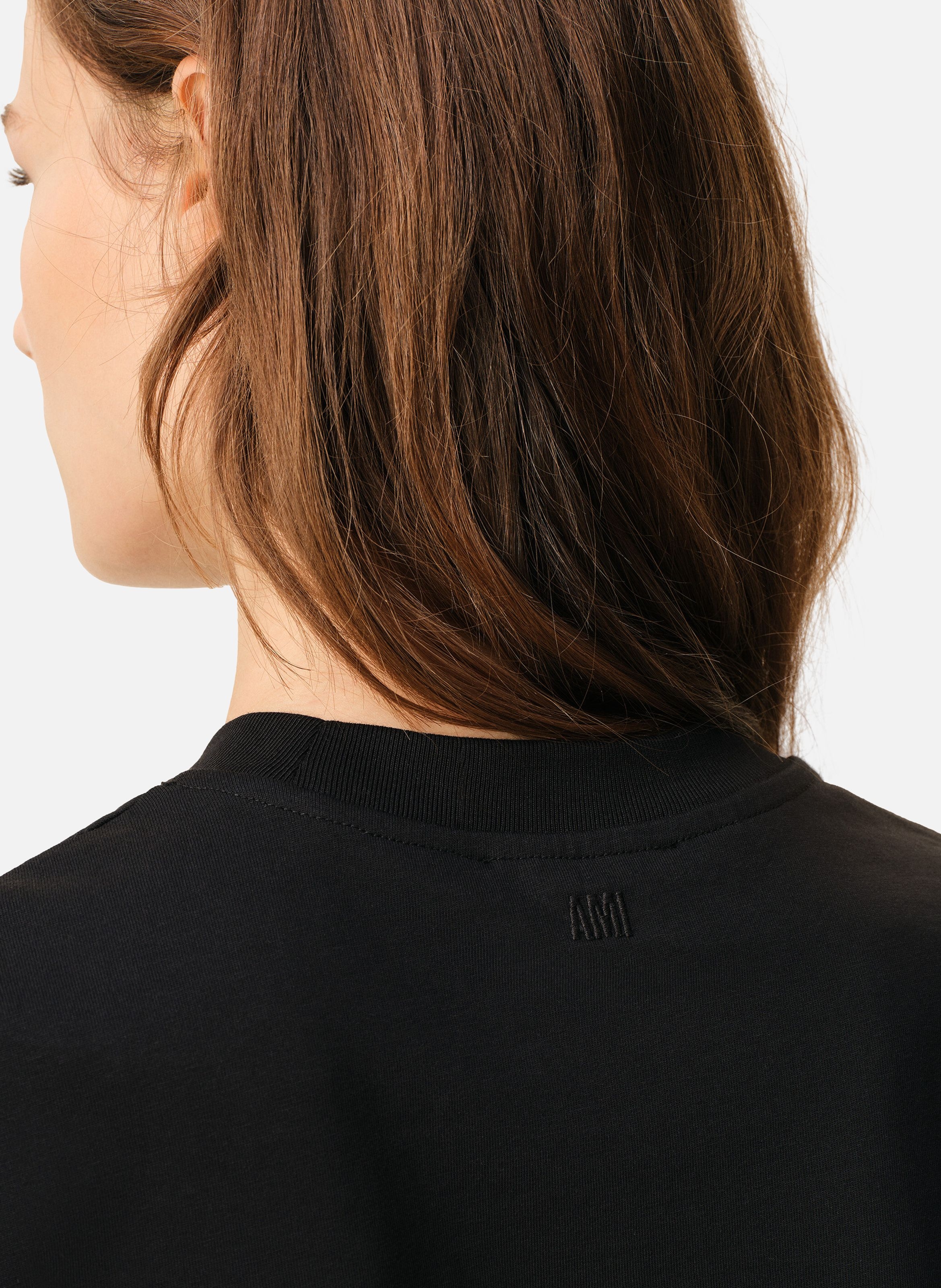 T-shirt Ami de Coeur Rouge unisexe AMI PARIS Noir