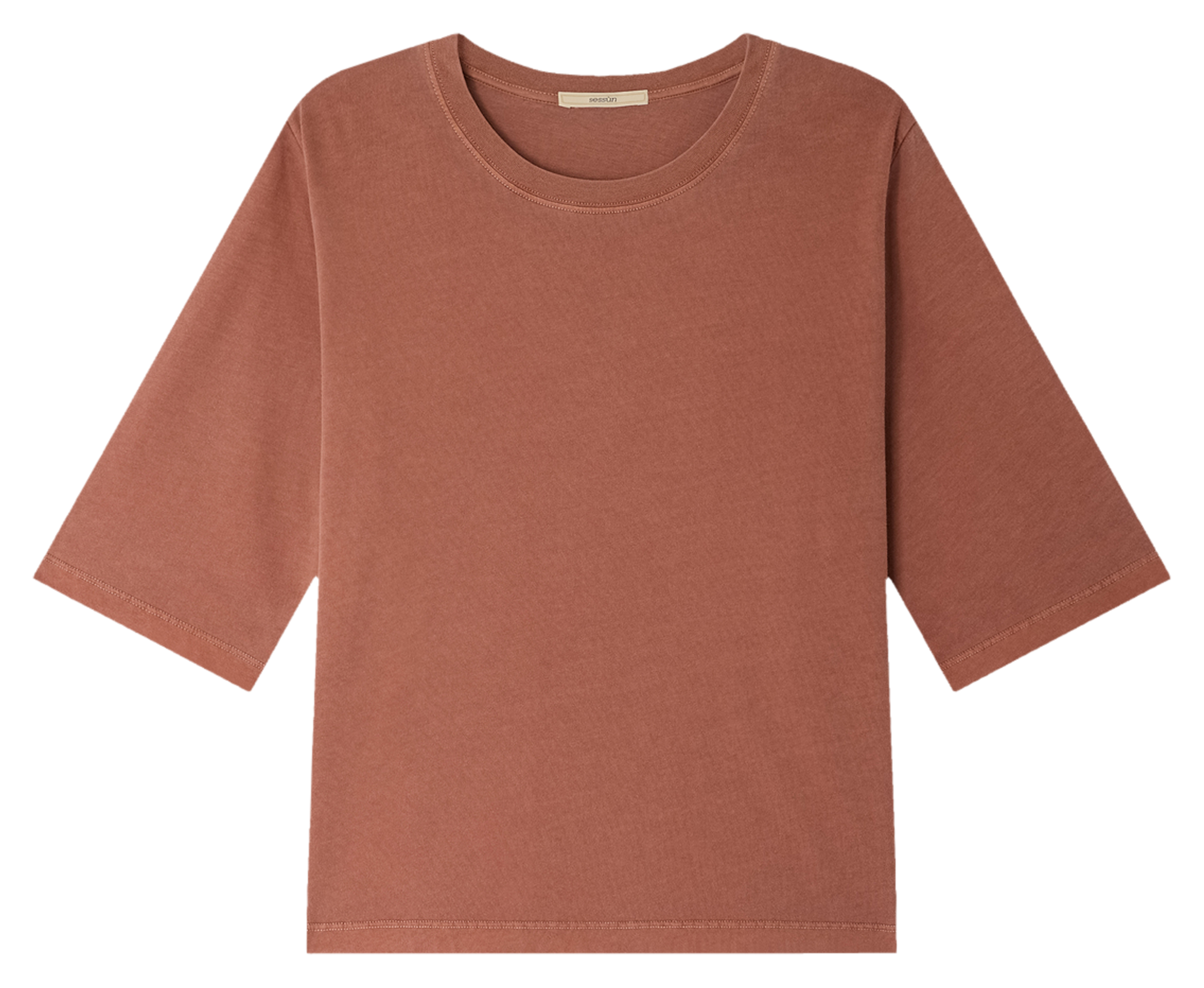 Tee-shirt oversize en coton sergio SESSUN Marron