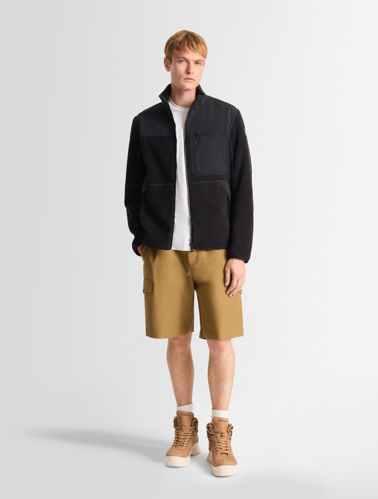 Polaire ofrost col montant coupe regular FUSALP Noir