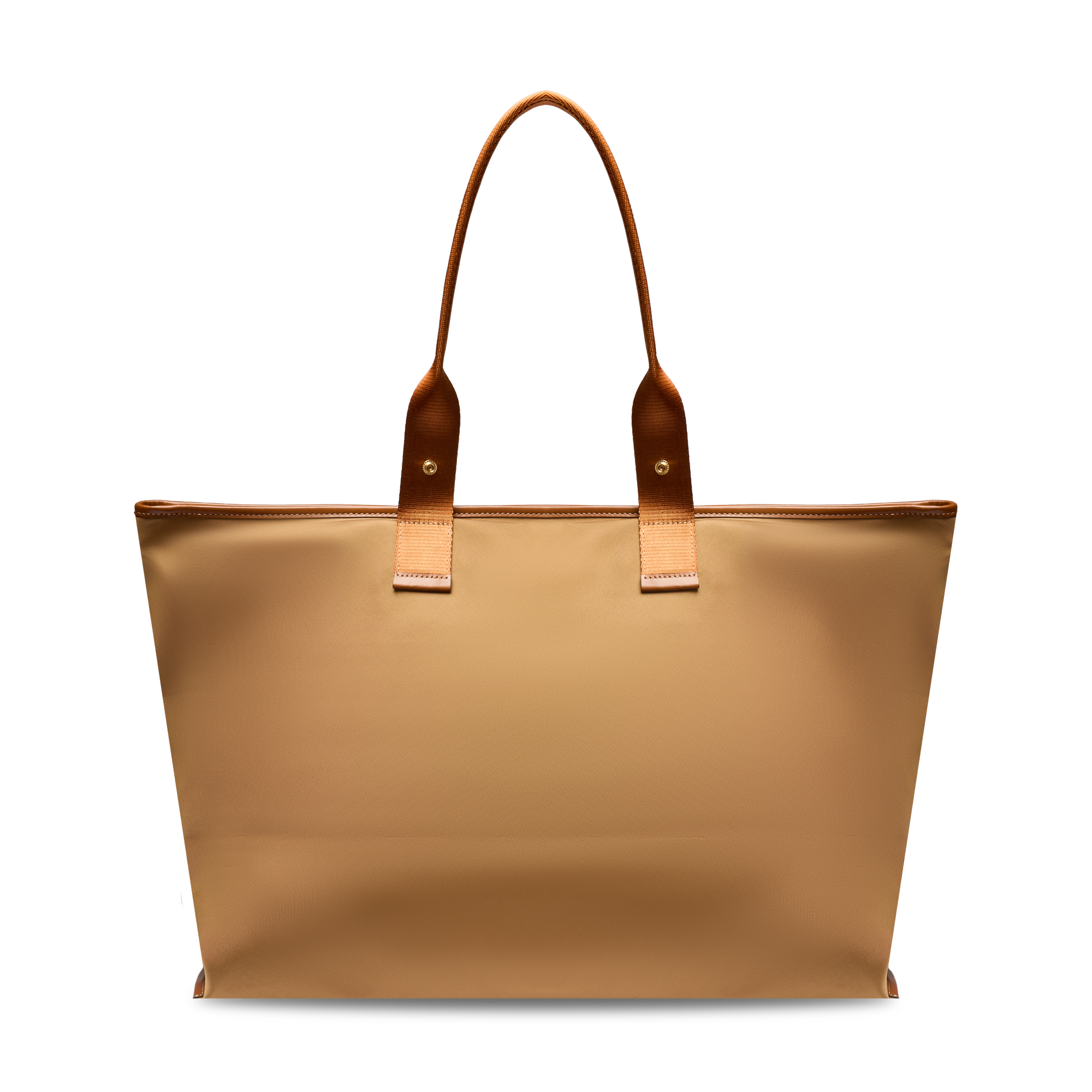 Sac cabas zippé l mistral rollable de lancel en nylon LANCEL Beige