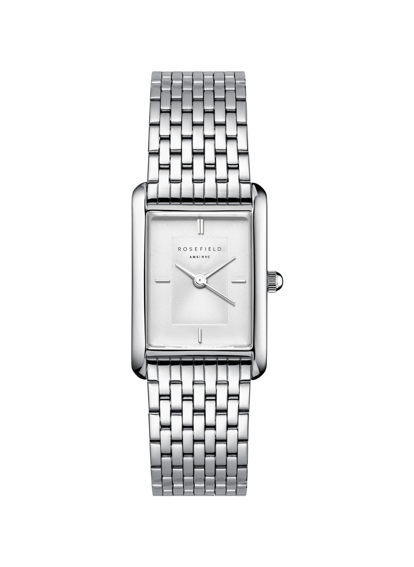 Montre analogique Heirloom en acier inoxydable ROSEFIELD Blanc