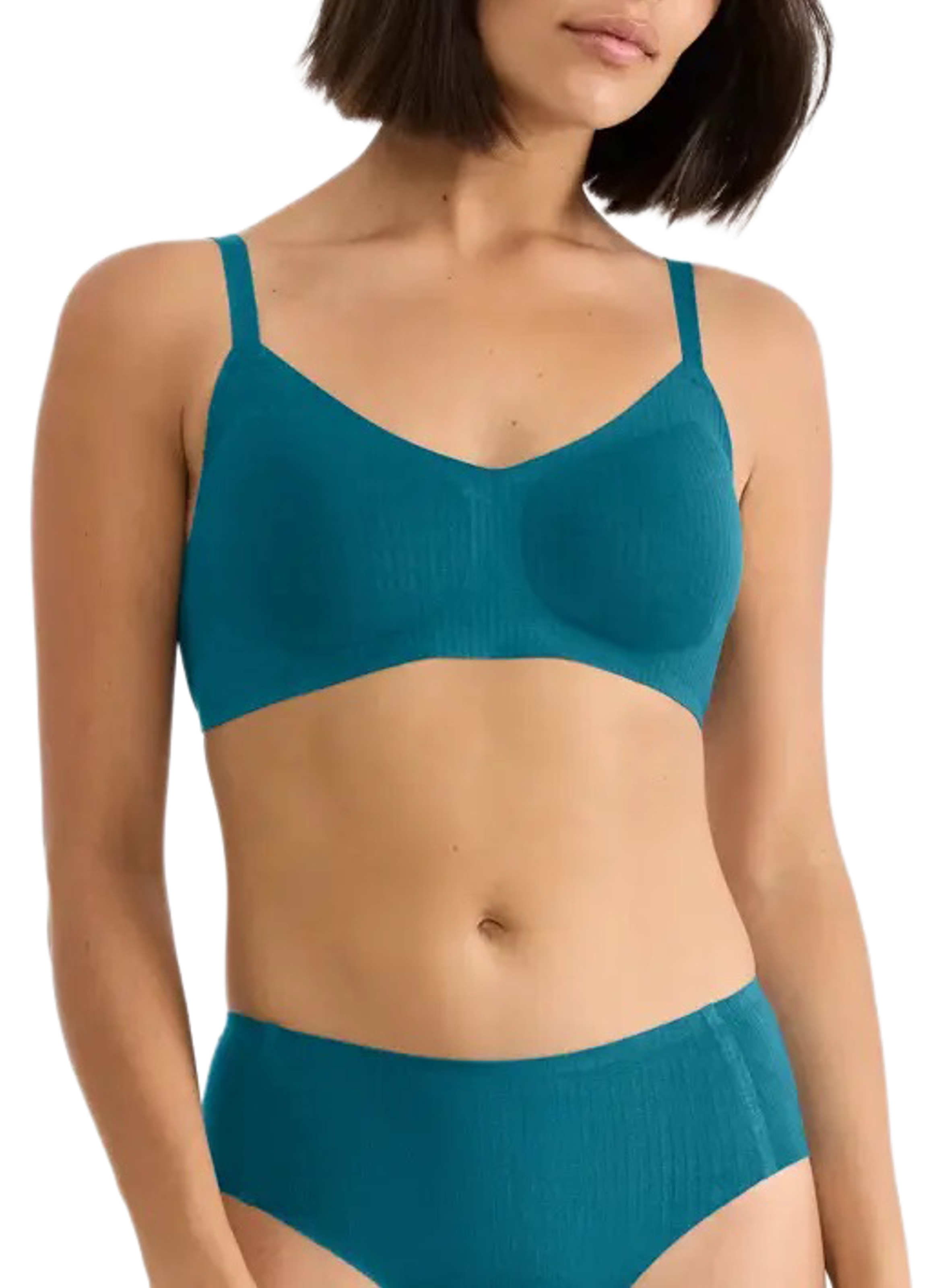 Soutien-gorge sans armatures Zero Feel Pure  SLOGGI Bleu