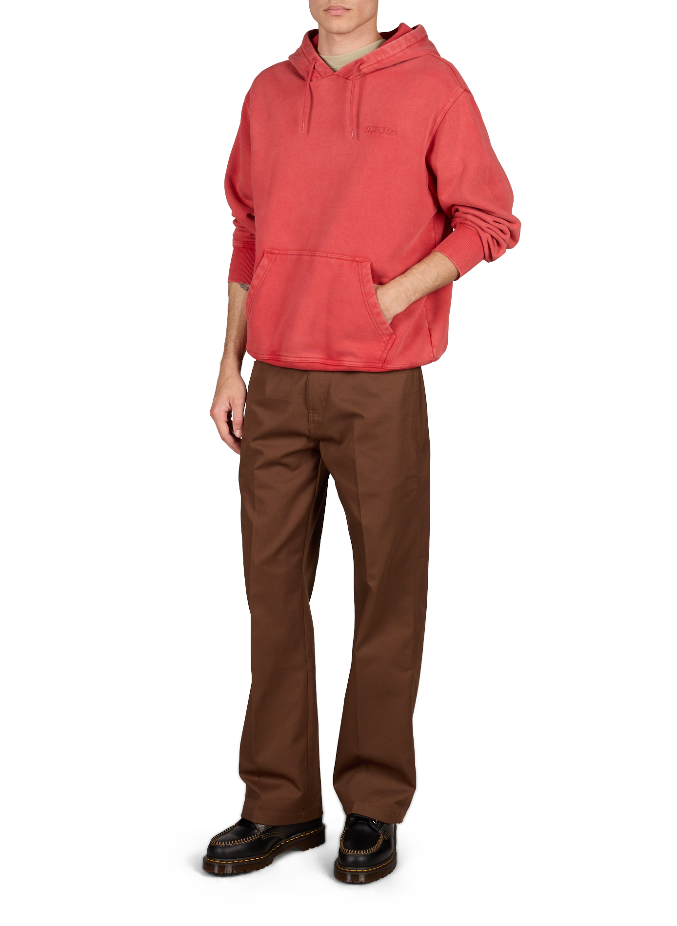 Plentyhood HD straight sweatshirt in blended cotton DICKIES Red
