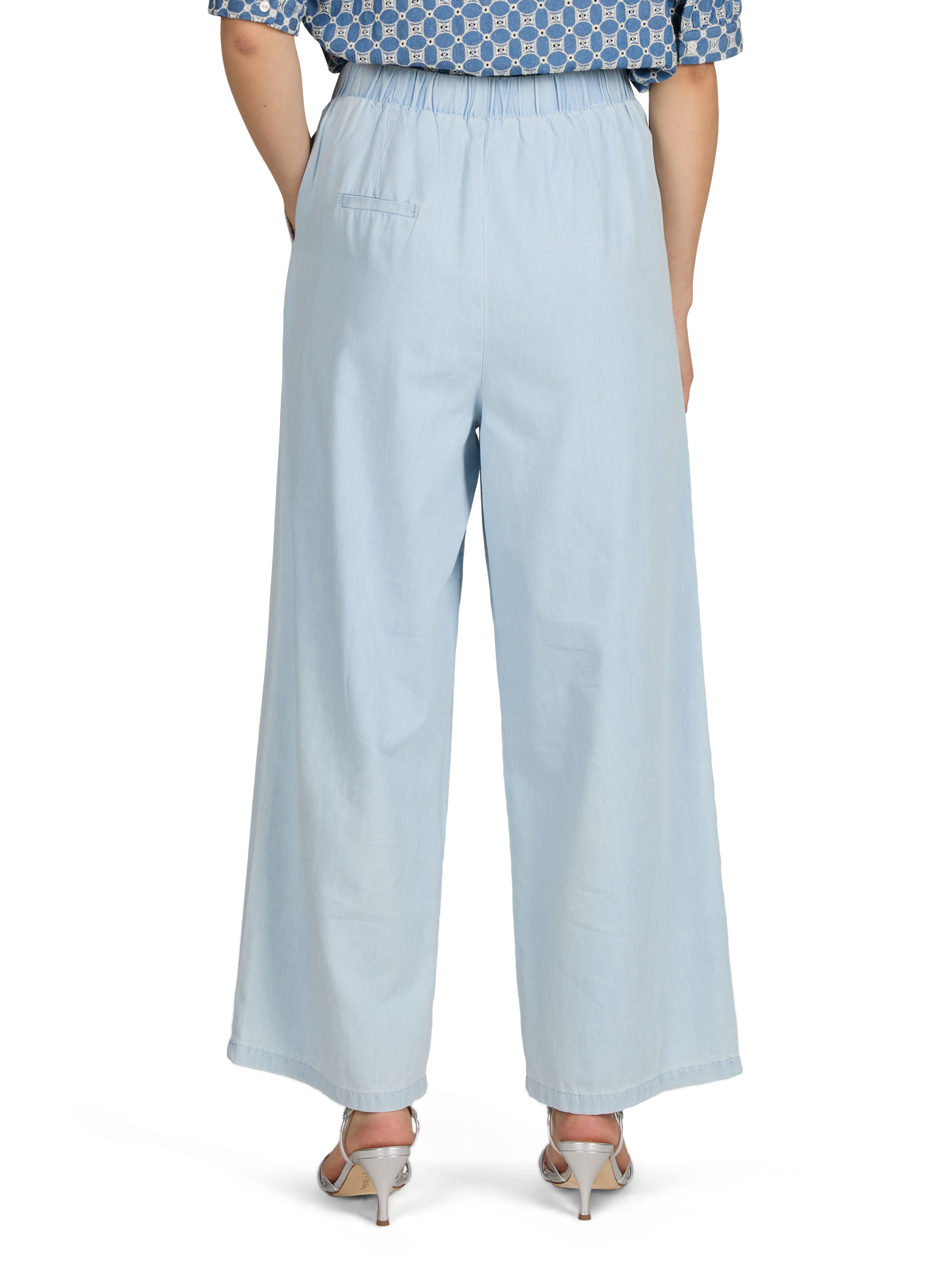 Rechte broek Asteria van katoen ARTLOVE Blauw