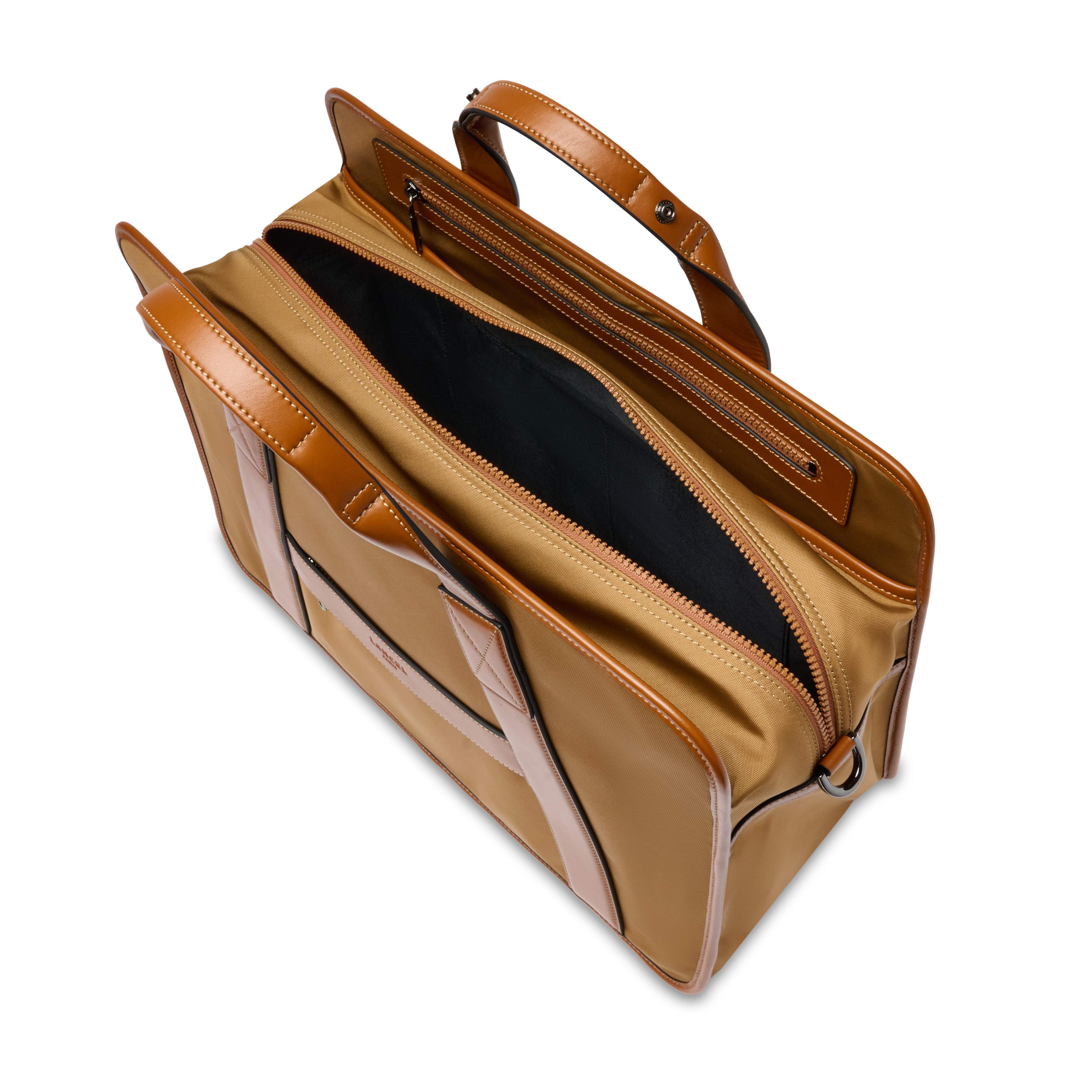 Sac weekend zippé 45 mistral de lancel en nylon LANCEL Beige