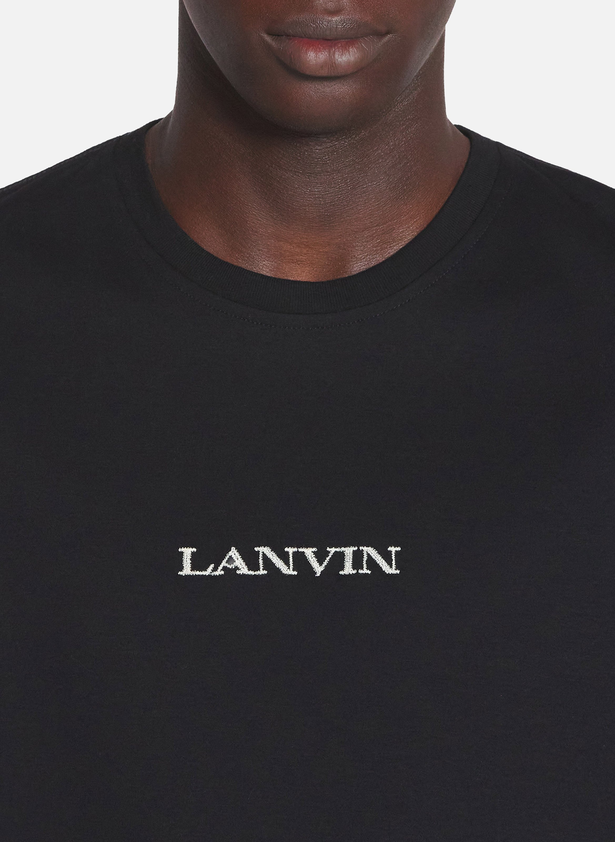 T-shirt brodé lanvin LANVIN Noir