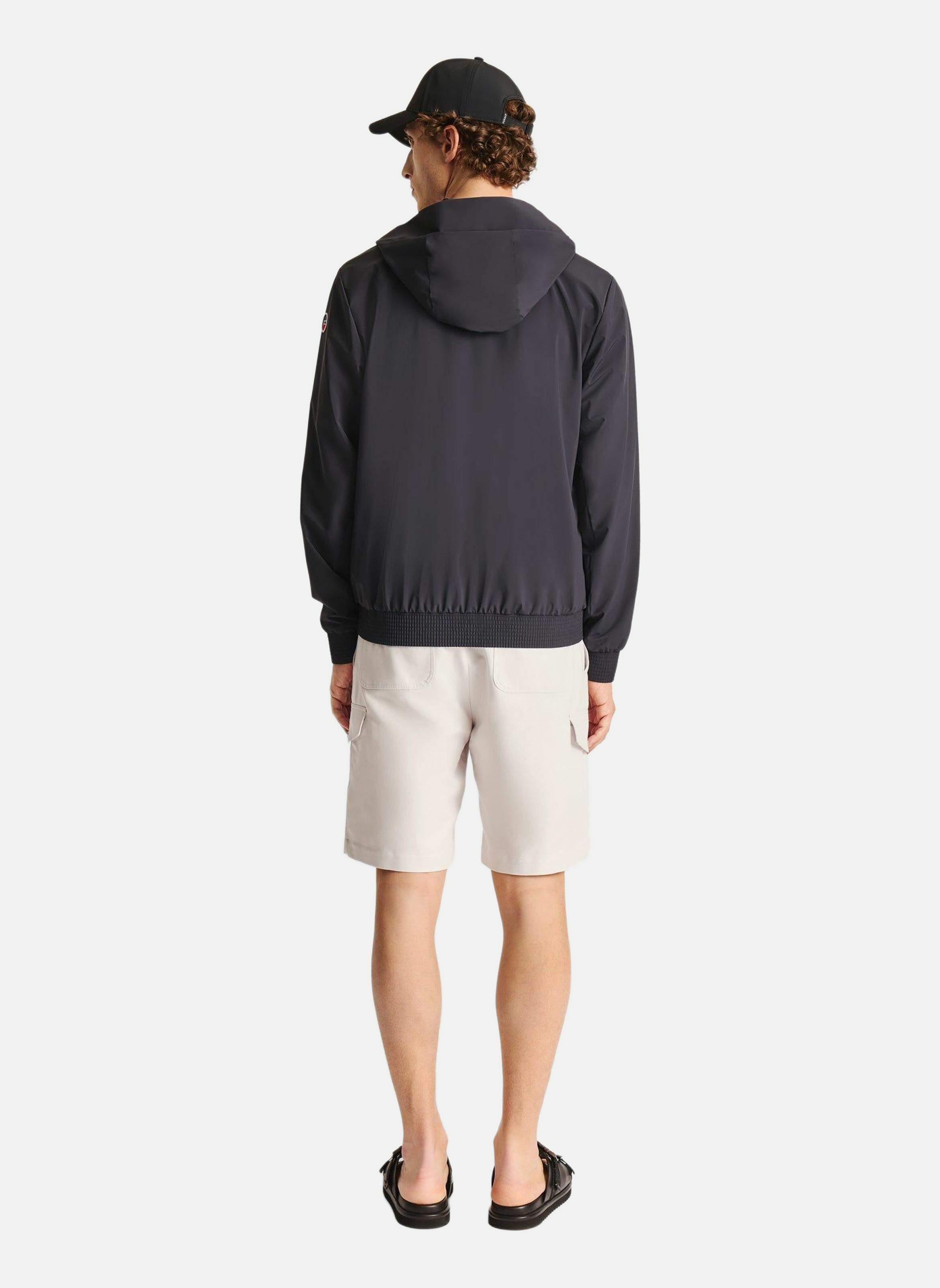 Veste gregor col capuche coupe regular FUSALP Bleu