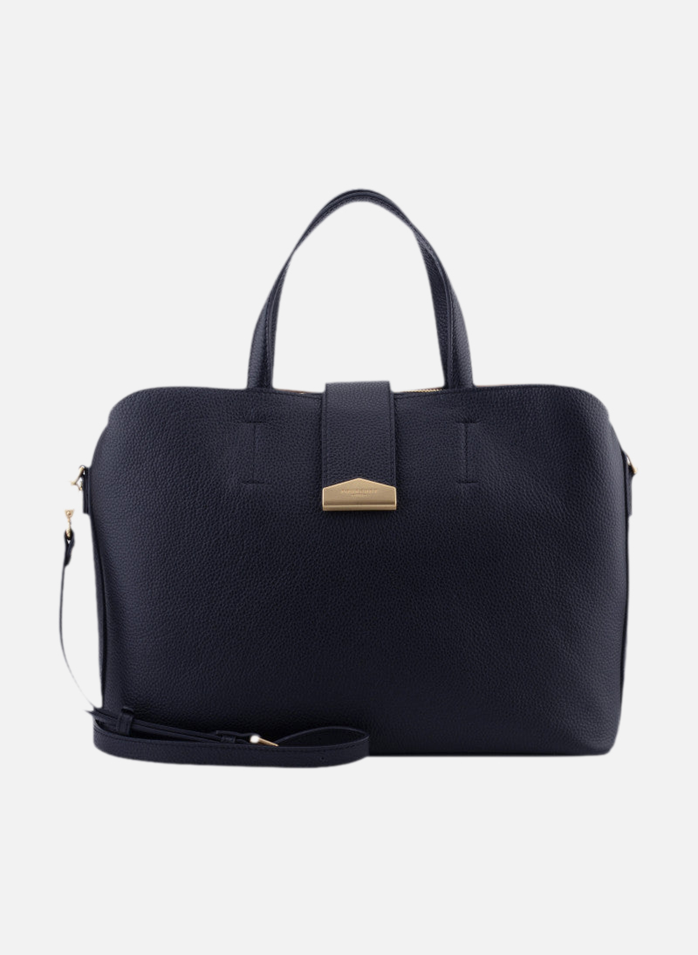 Cavalcade | sac à main mm en cuir de vachette POURCHET Bleu