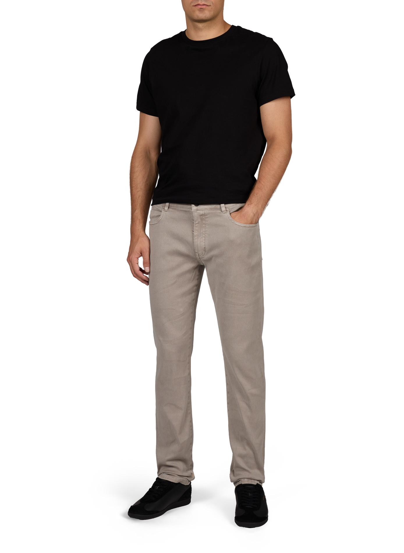 Jean slim Nobilis en coton mélangé NOTIFY Beige