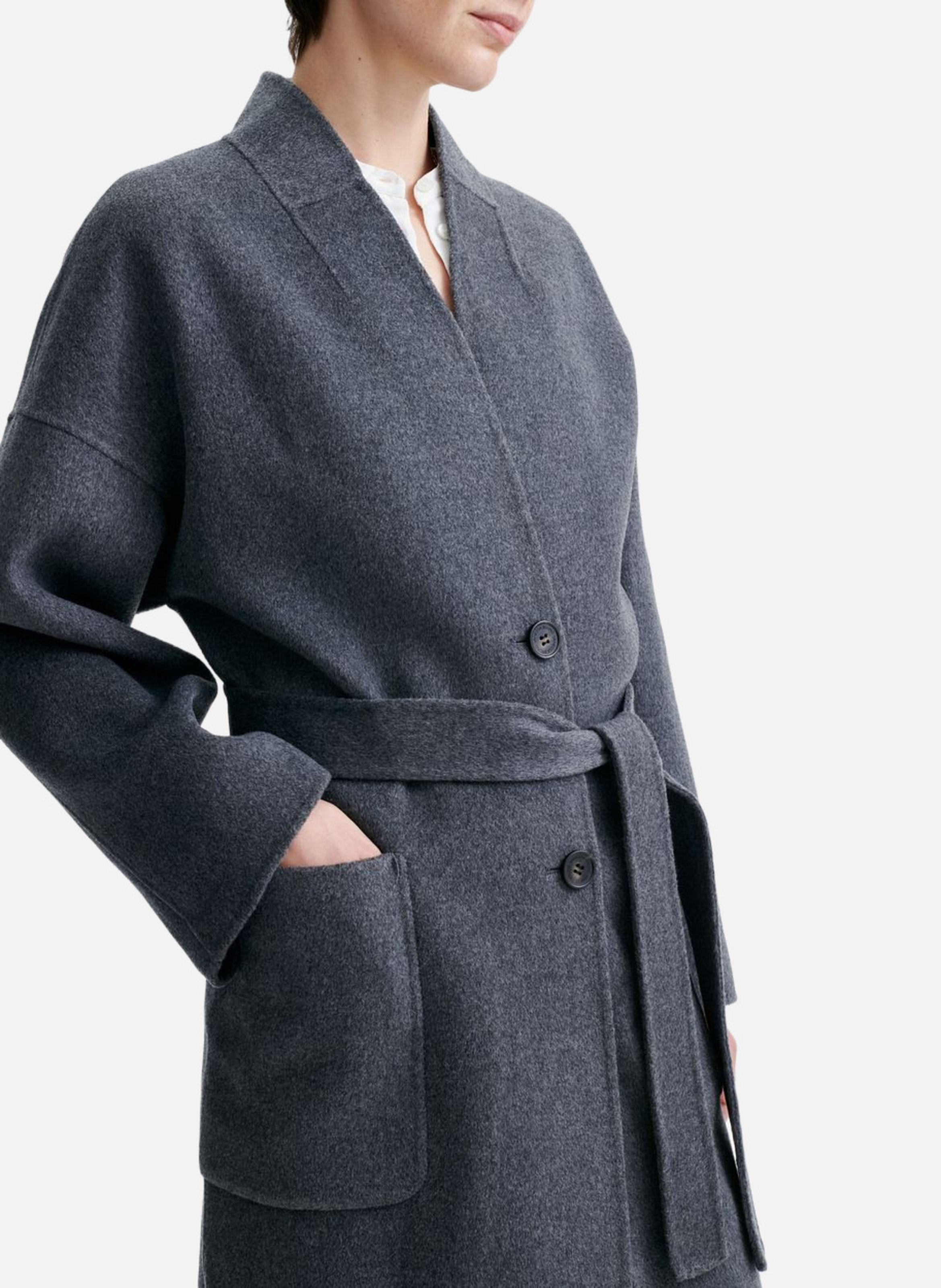 Manteau long bachir VANESSA BRUNO Gris