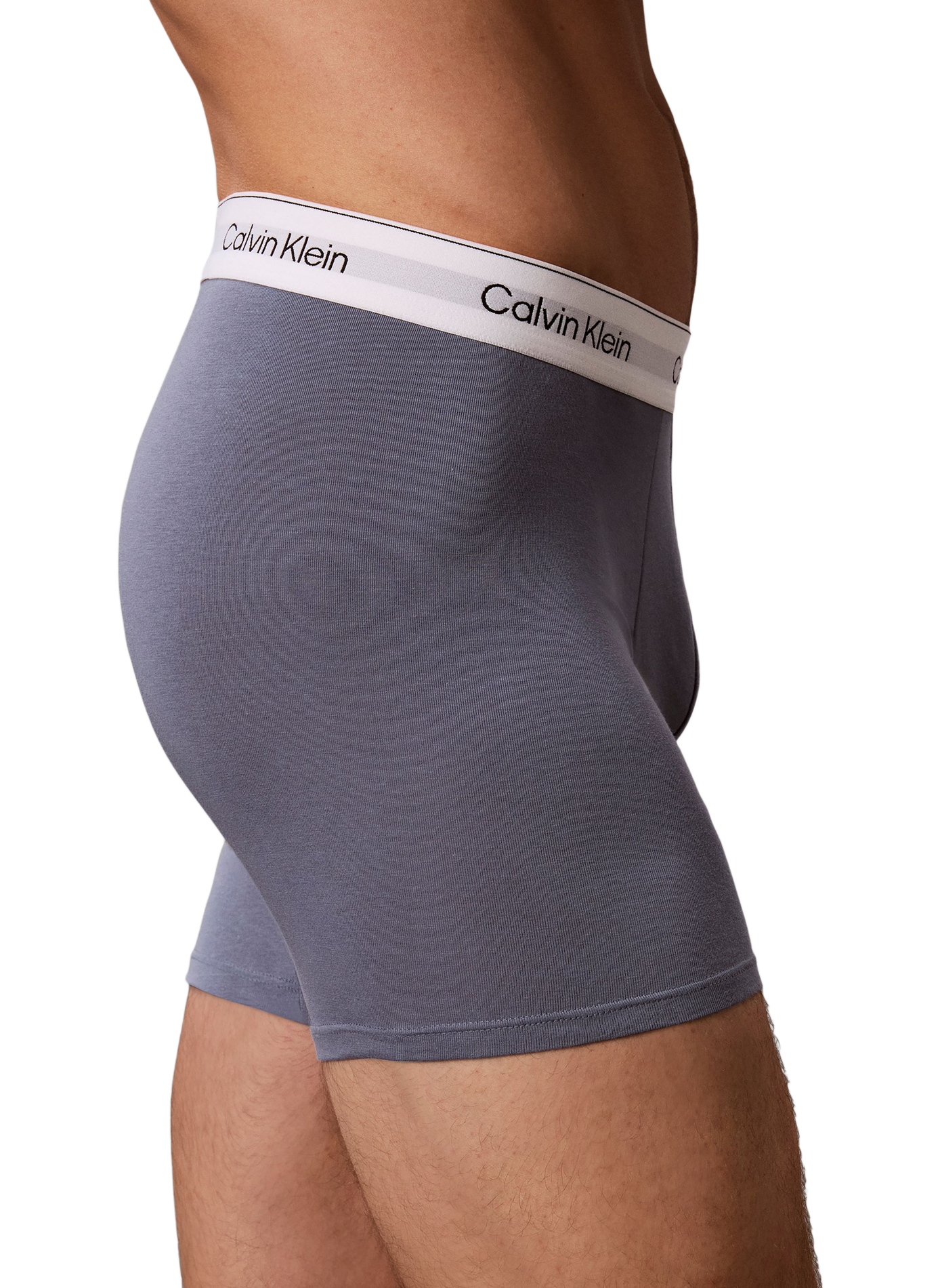 Boxershorts mit Logo aus Baumwollmischung CALVIN KLEIN Grau