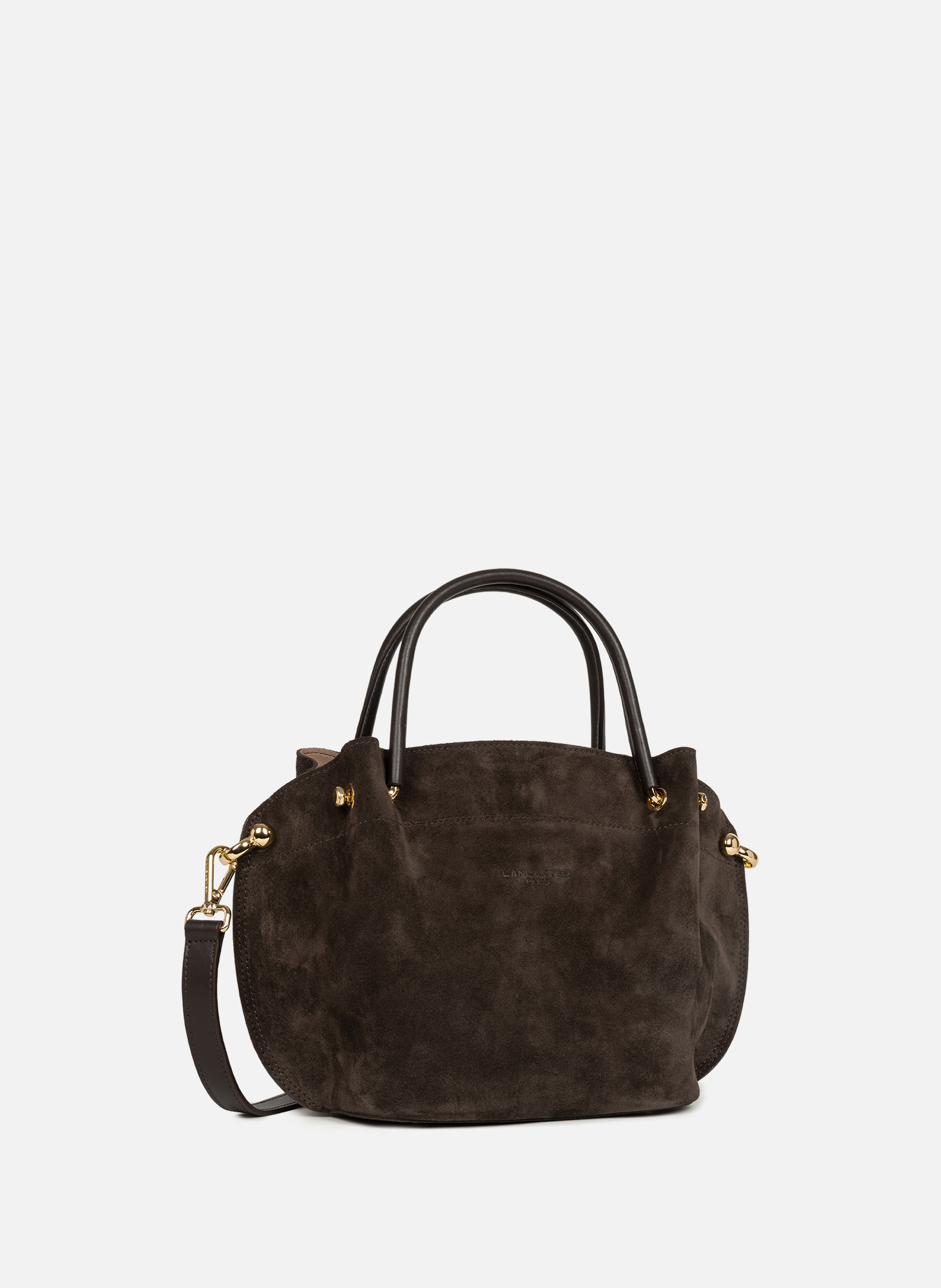Handtas - suède louisa LANCASTER Bruin
