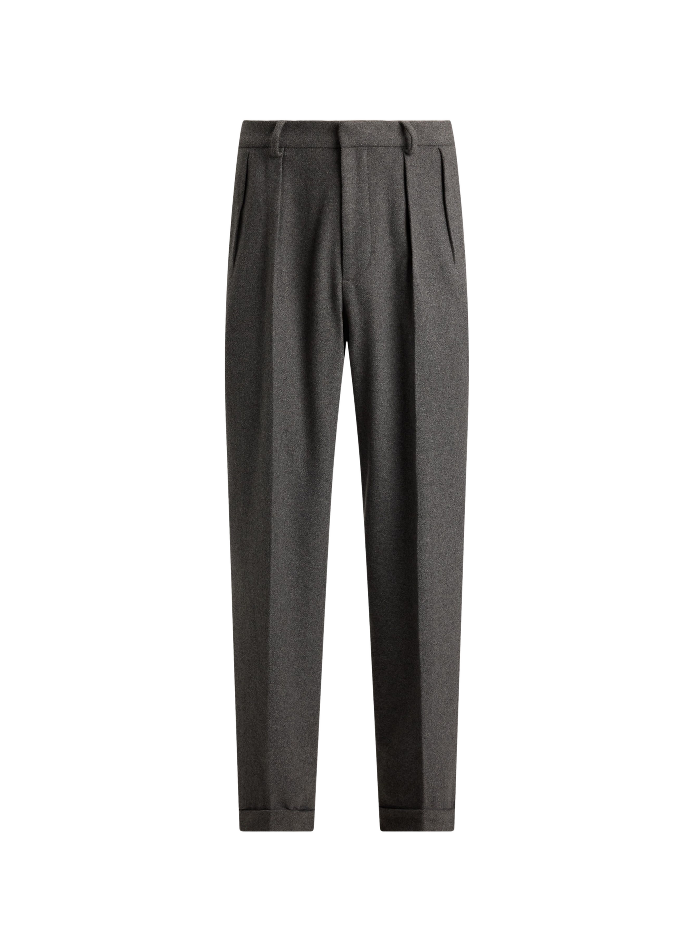 Pantalon à pinces en laine mélangée POLO RALPH LAUREN Gris