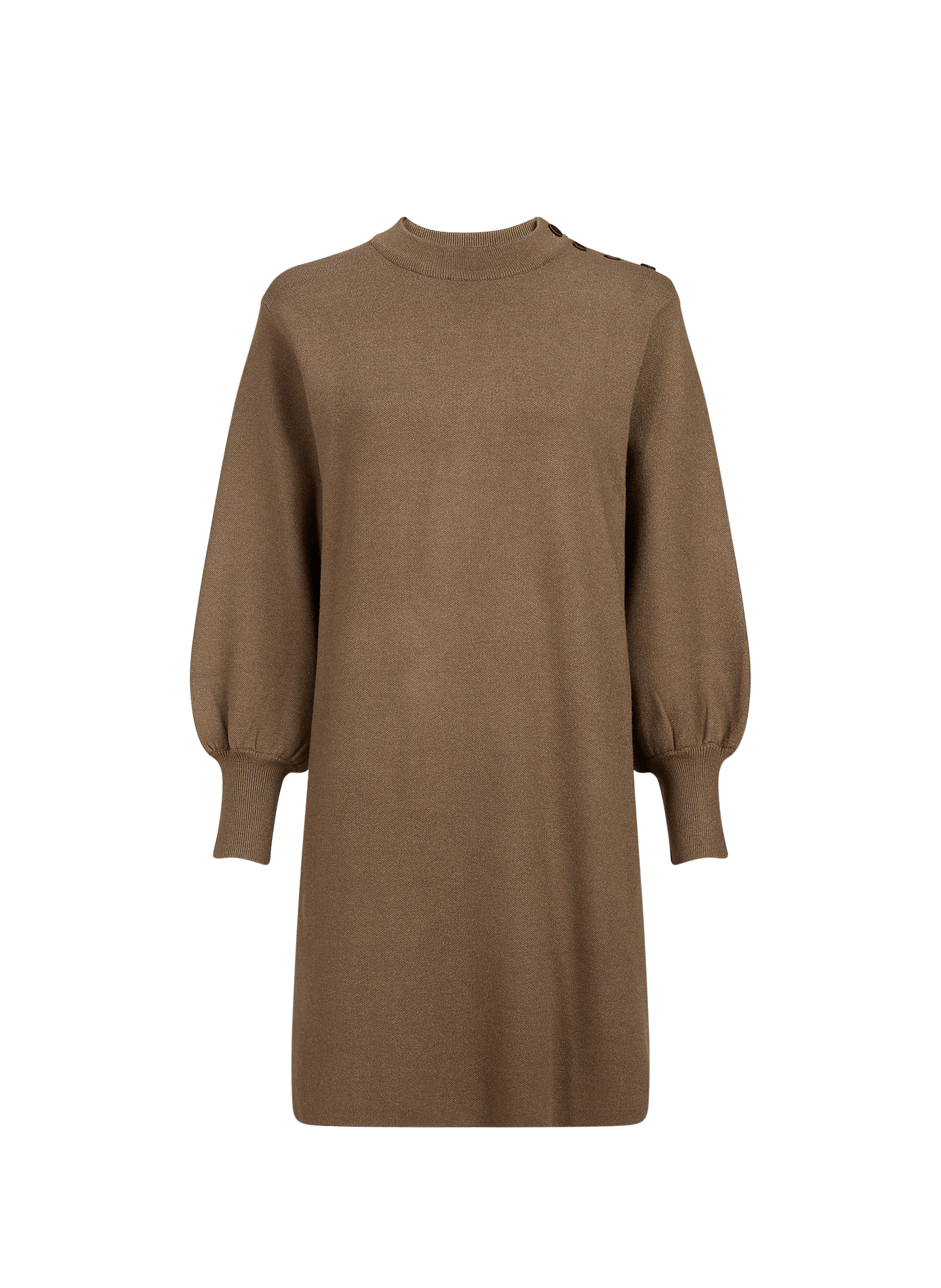 V-neck mini dress ARTLOVE Brown