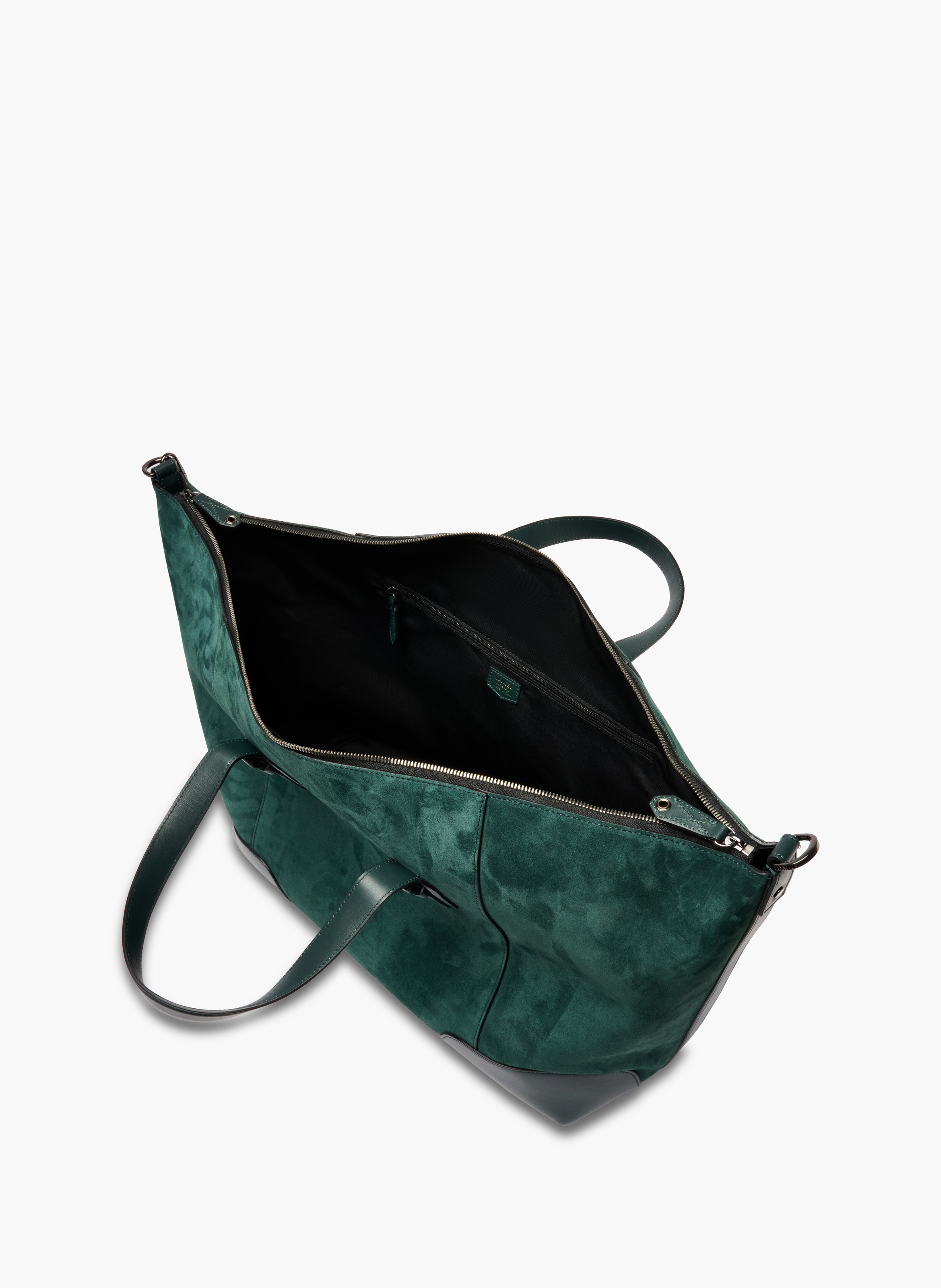 Lancel charlie zipped weekend bag in leather | Green LANCEL Men