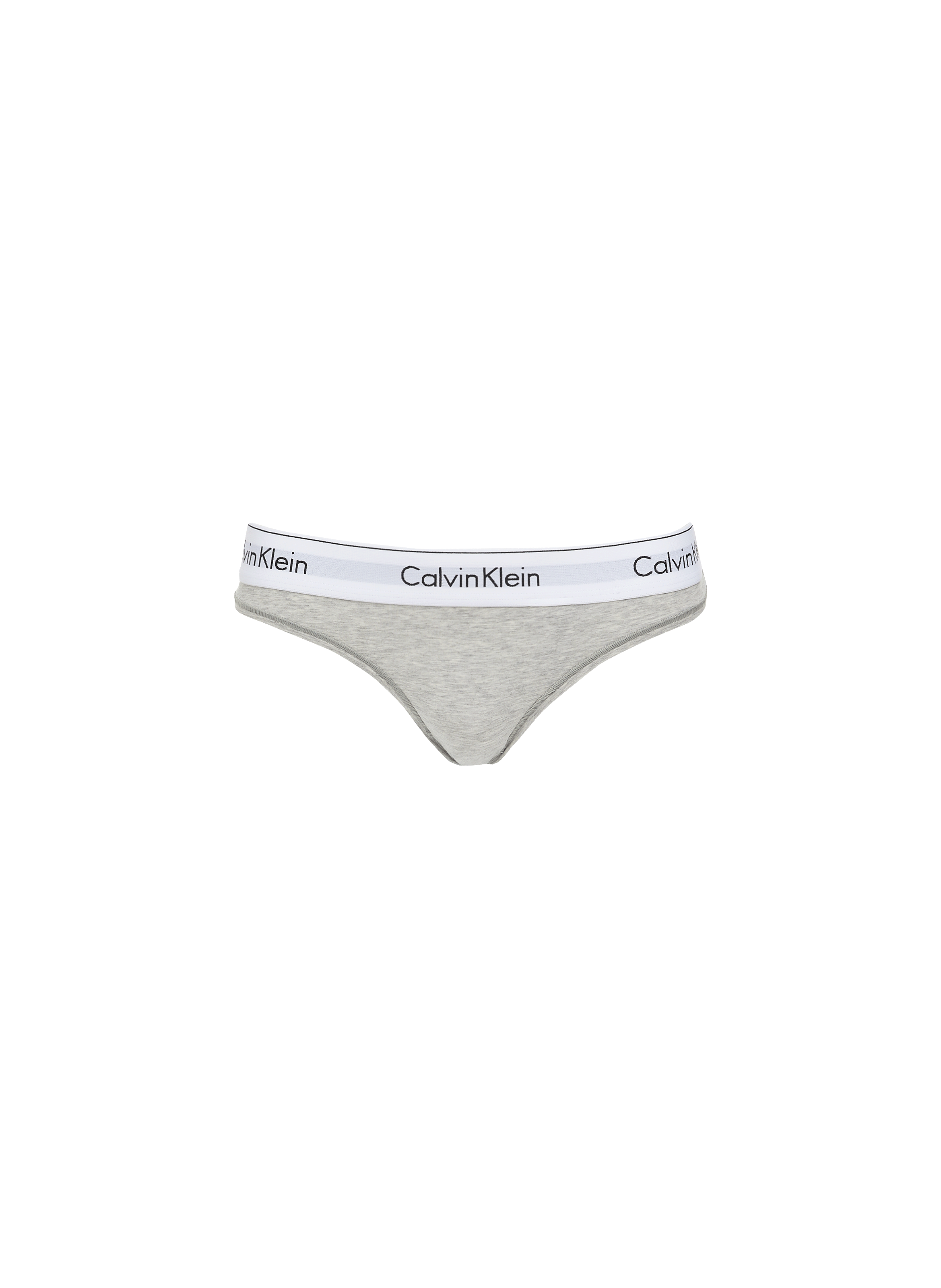 CALVIN KLEIN Logo thong Grey