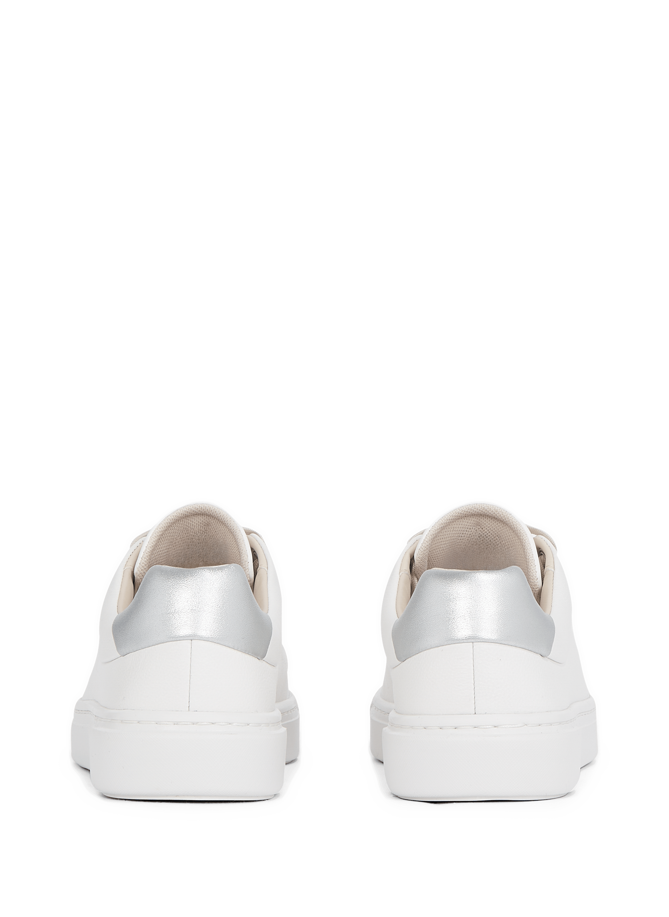 Leather sneakers CALVIN KLEIN White