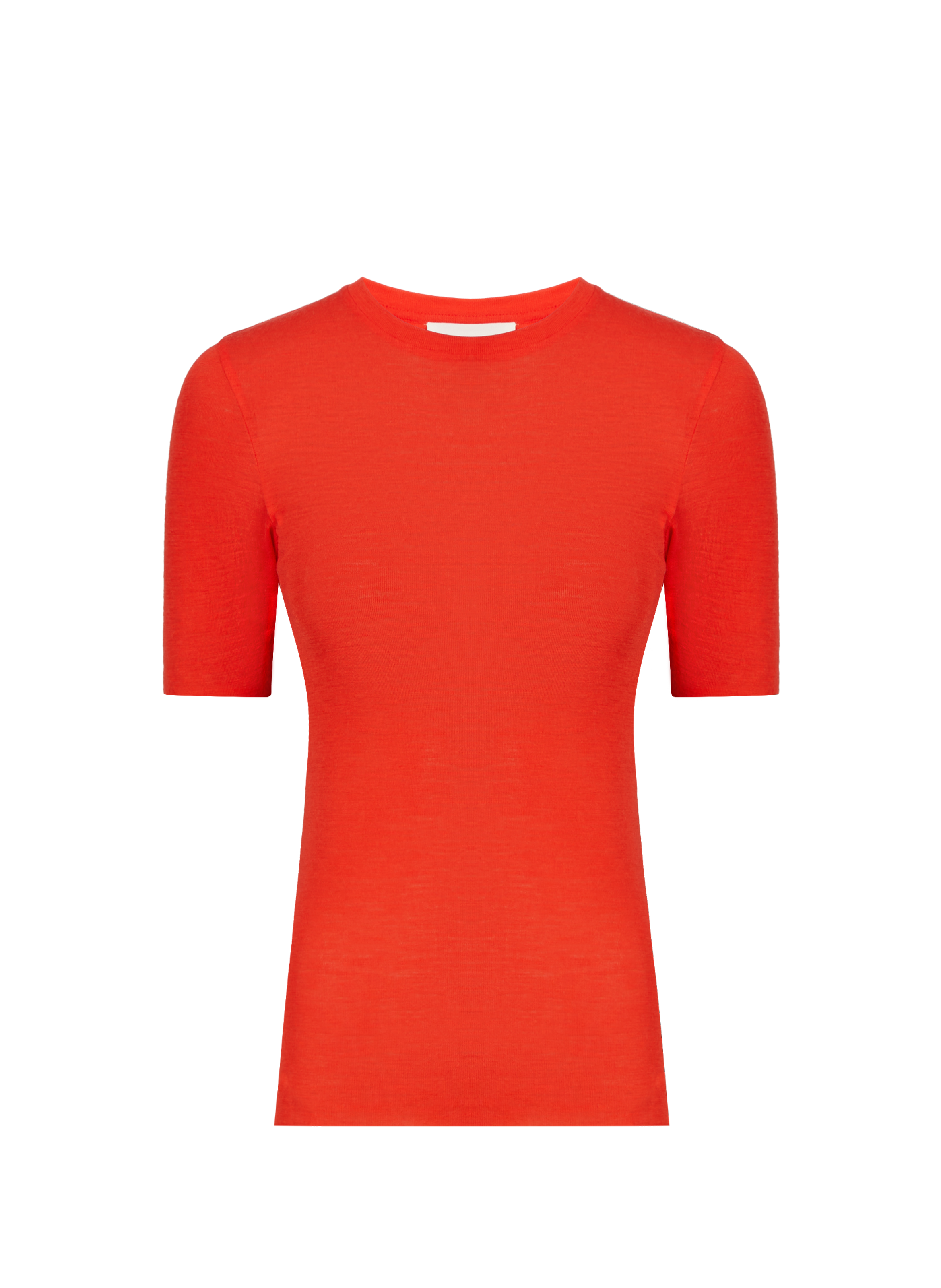 T-shirt Ucos col rond en laine SAISON 1865 Orange