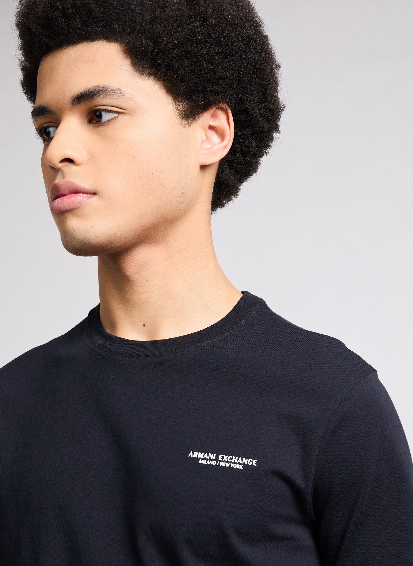 Cotton T-shirt ARMANI EXCHANGE Black