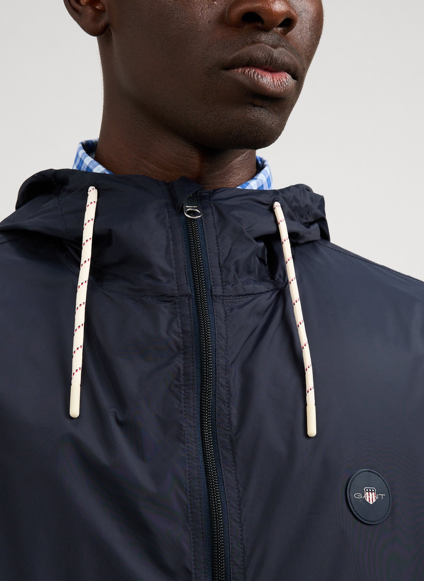 Veste légère et pliable GANT Bleu