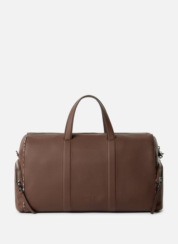 Sac de voyage en cuir Marron by PAUL SMITH PAUL SMITH Sac de voyage en cuir Marron