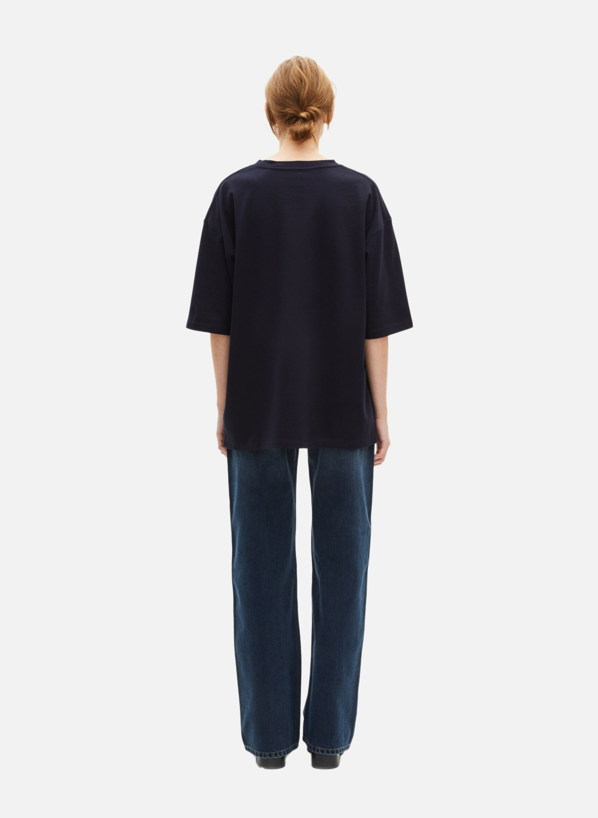 T-shirt mixte large uni THE KOOPLES Bleu