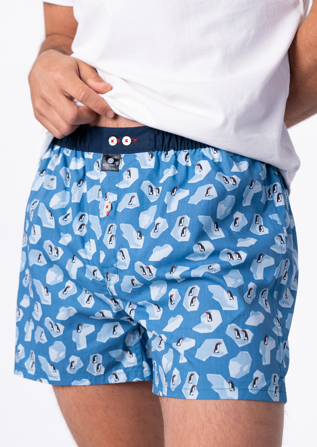 Caleçon en coton biologique BILLYBELT Bleu